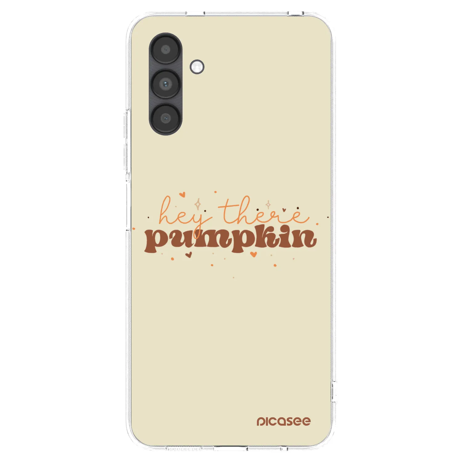 Picasee átlátszó szilikon tok az alábbi mobiltelefonokra Samsung Galaxy A04s A047F - Hey there pumpkin