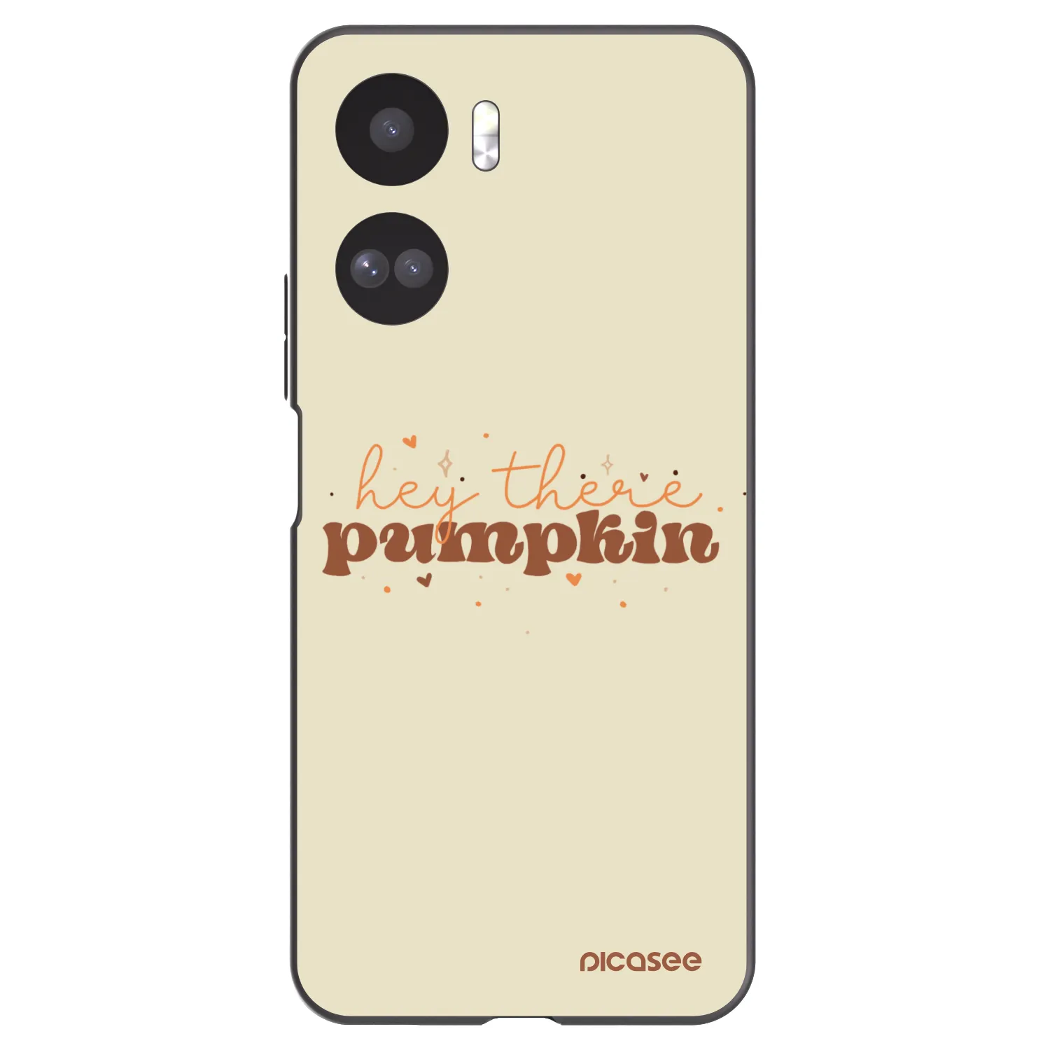 Picasee fekete szilikon tok az alábbi mobiltelefonokra Honor 90 Lite 5G - Hey there pumpkin