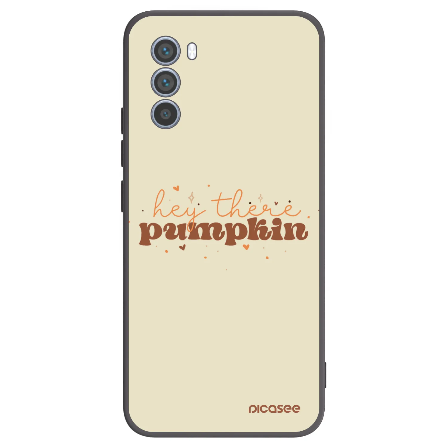 Picasee fekete szilikon tok az alábbi mobiltelefonokra Motorola Moto G62 - Hey there pumpkin