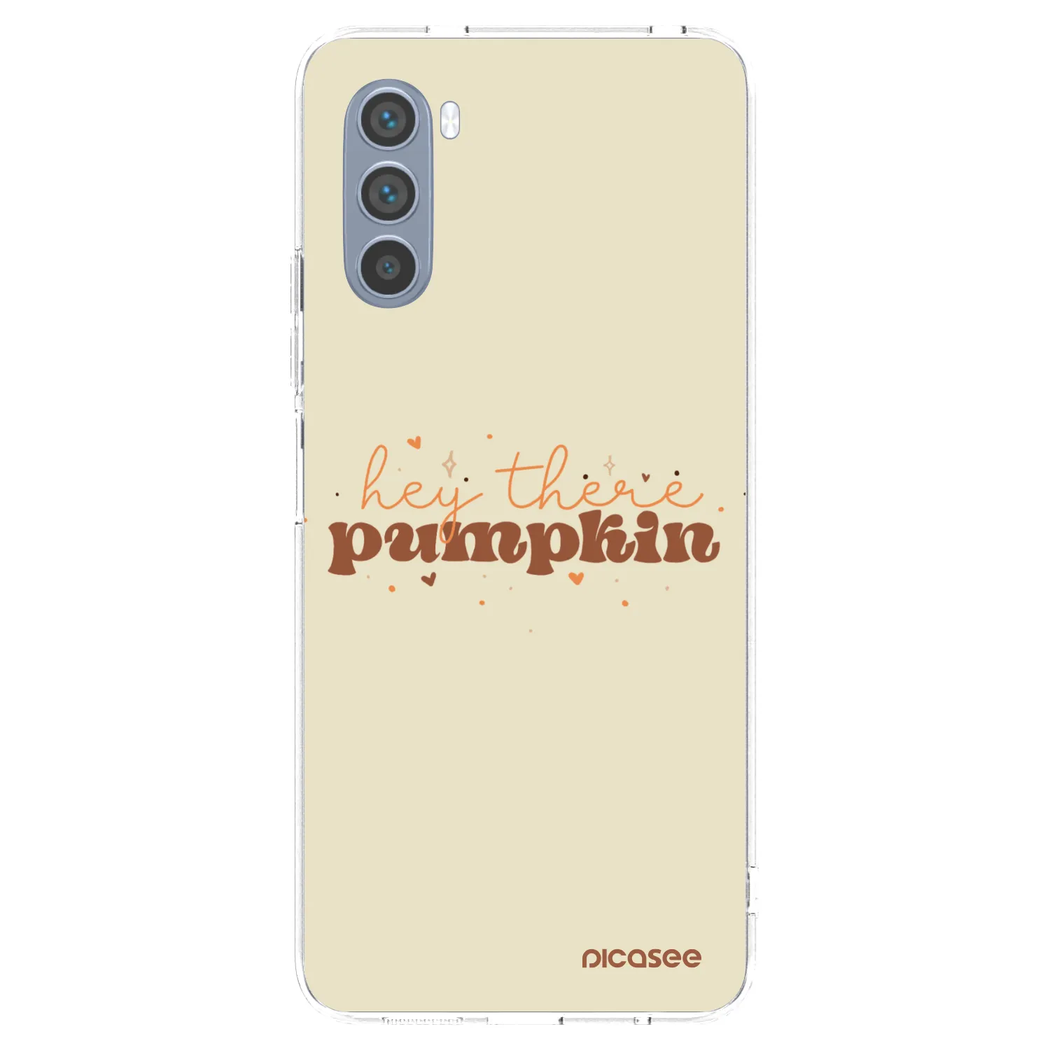 Picasee átlátszó szilikon tok az alábbi mobiltelefonokra Motorola Moto G62 - Hey there pumpkin