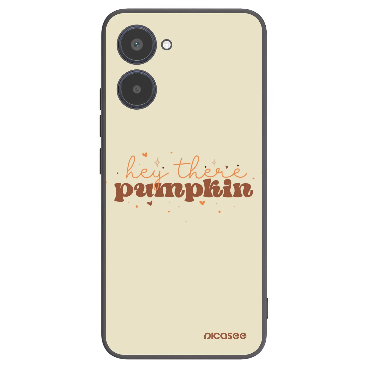 Picasee fekete szilikon tok az alábbi mobiltelefonokra Realme 10 4G - Hey there pumpkin
