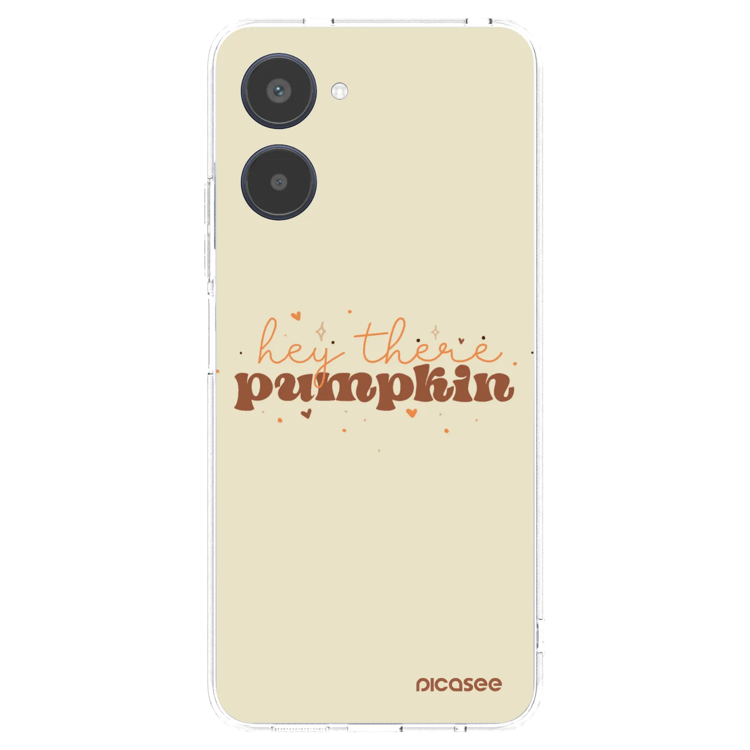 Picasee átlátszó szilikon tok az alábbi mobiltelefonokra Realme 10 4G - Hey there pumpkin