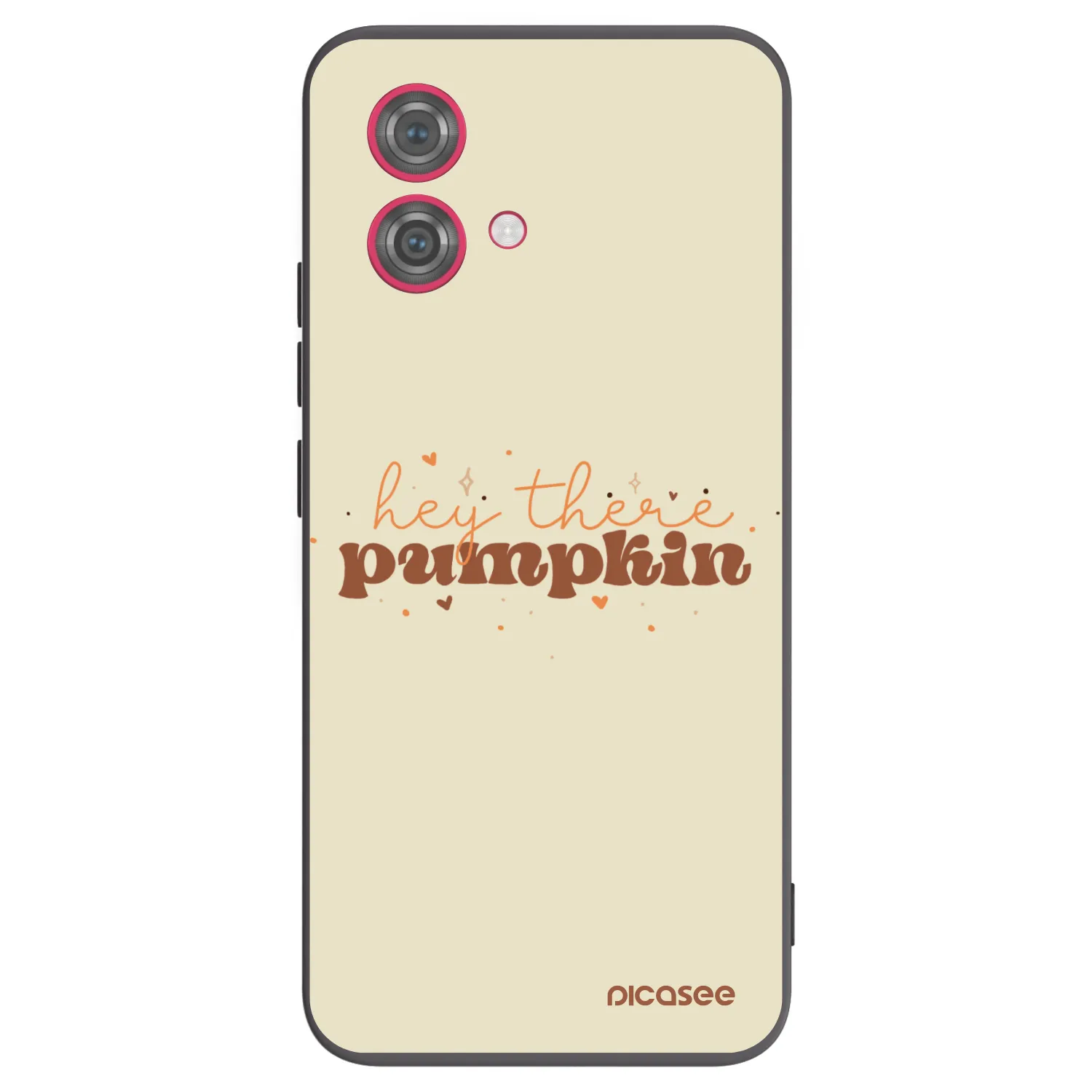 Picasee fekete szilikon tok az alábbi mobiltelefonokra Motorola Moto G84 5G - Hey there pumpkin