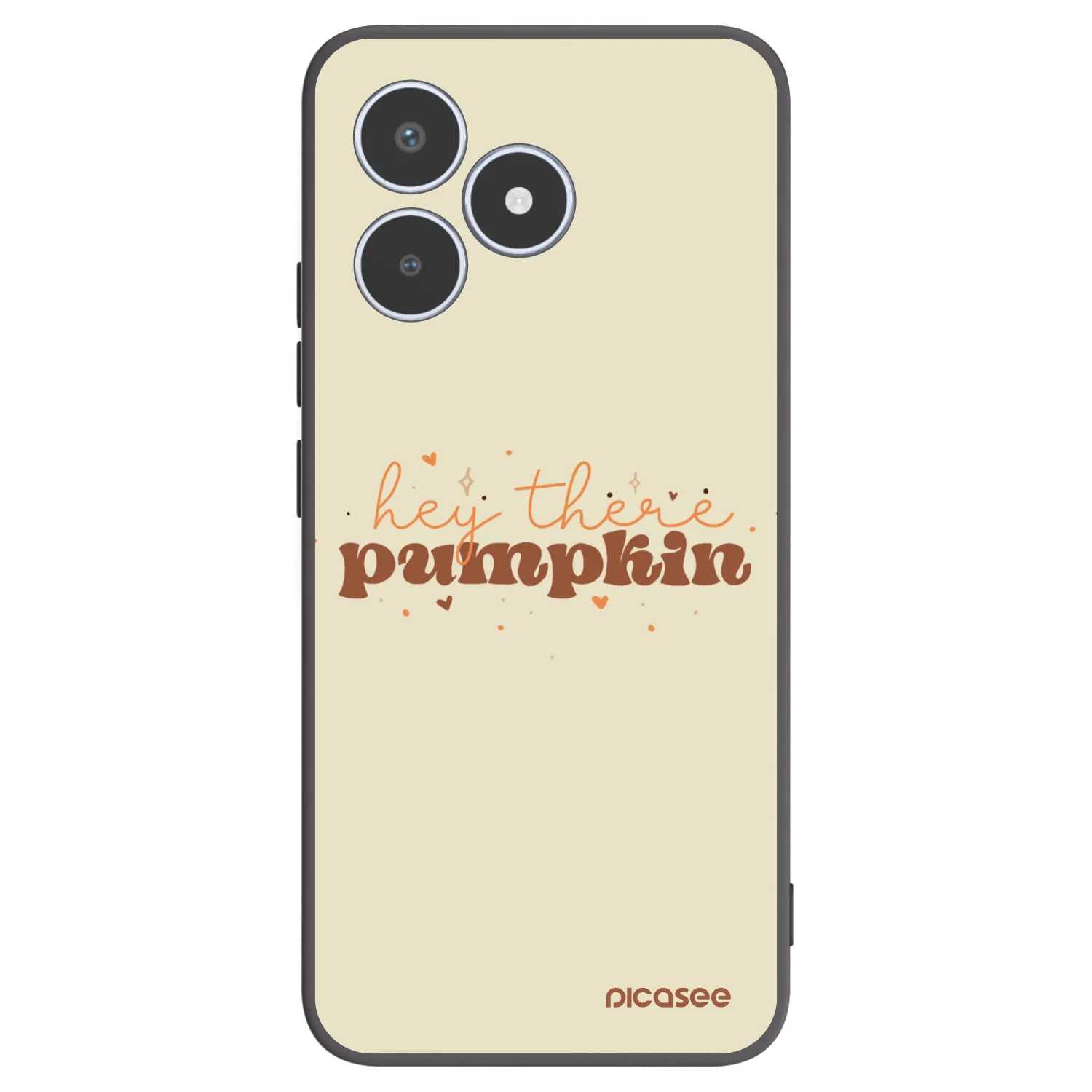 Picasee fekete szilikon tok az alábbi mobiltelefonokra Realme C53 - Hey there pumpkin
