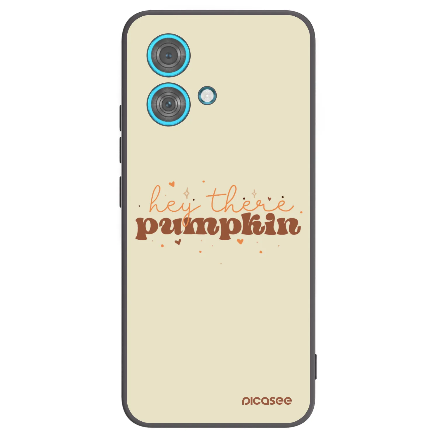 Picasee fekete szilikon tok az alábbi mobiltelefonokra Motorola Edge 40 Neo - Hey there pumpkin