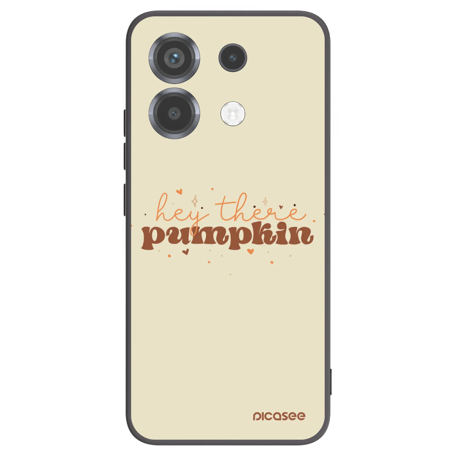 Picasee fekete szilikon tok az alábbi mobiltelefonokra Xiaomi Poco X6 - Hey there pumpkin