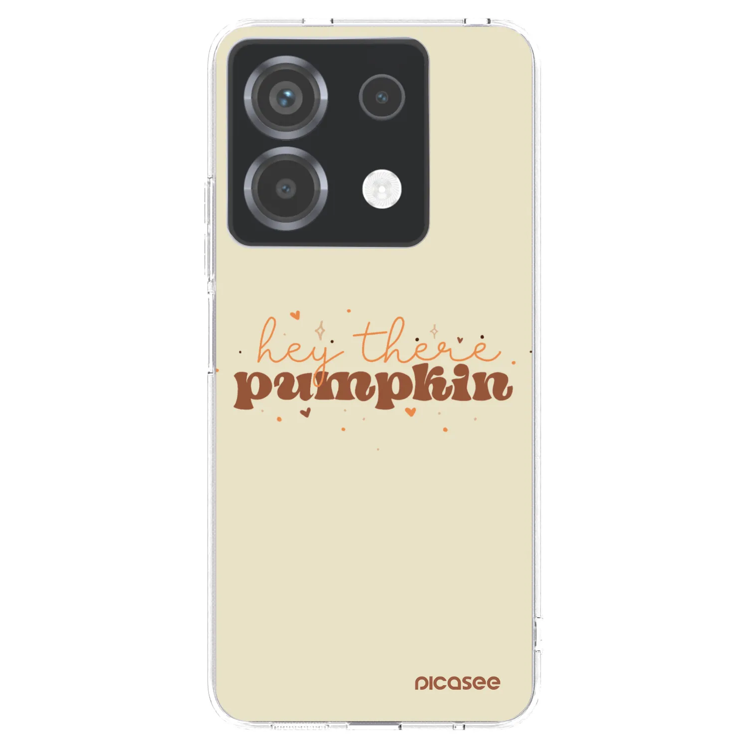 Picasee átlátszó szilikon tok az alábbi mobiltelefonokra Xiaomi Poco X6 - Hey there pumpkin