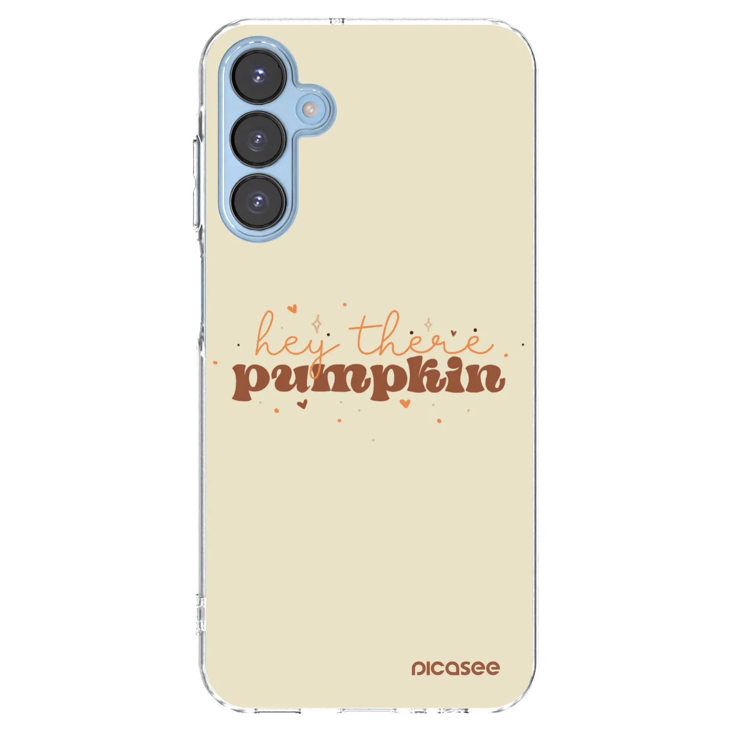 Picasee átlátszó szilikon tok az alábbi mobiltelefonokra Samsung Galaxy A15 A156B 5G - Hey there pumpkin