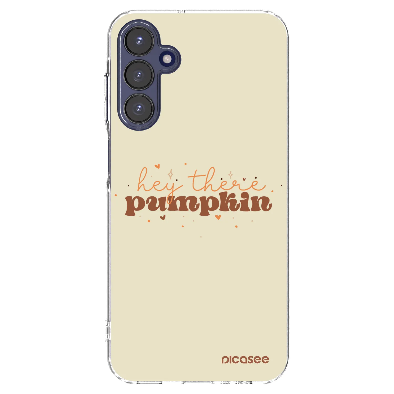 Picasee átlátszó szilikon tok az alábbi mobiltelefonokra Samsung Galaxy A15 A155F 4G - Hey there pumpkin