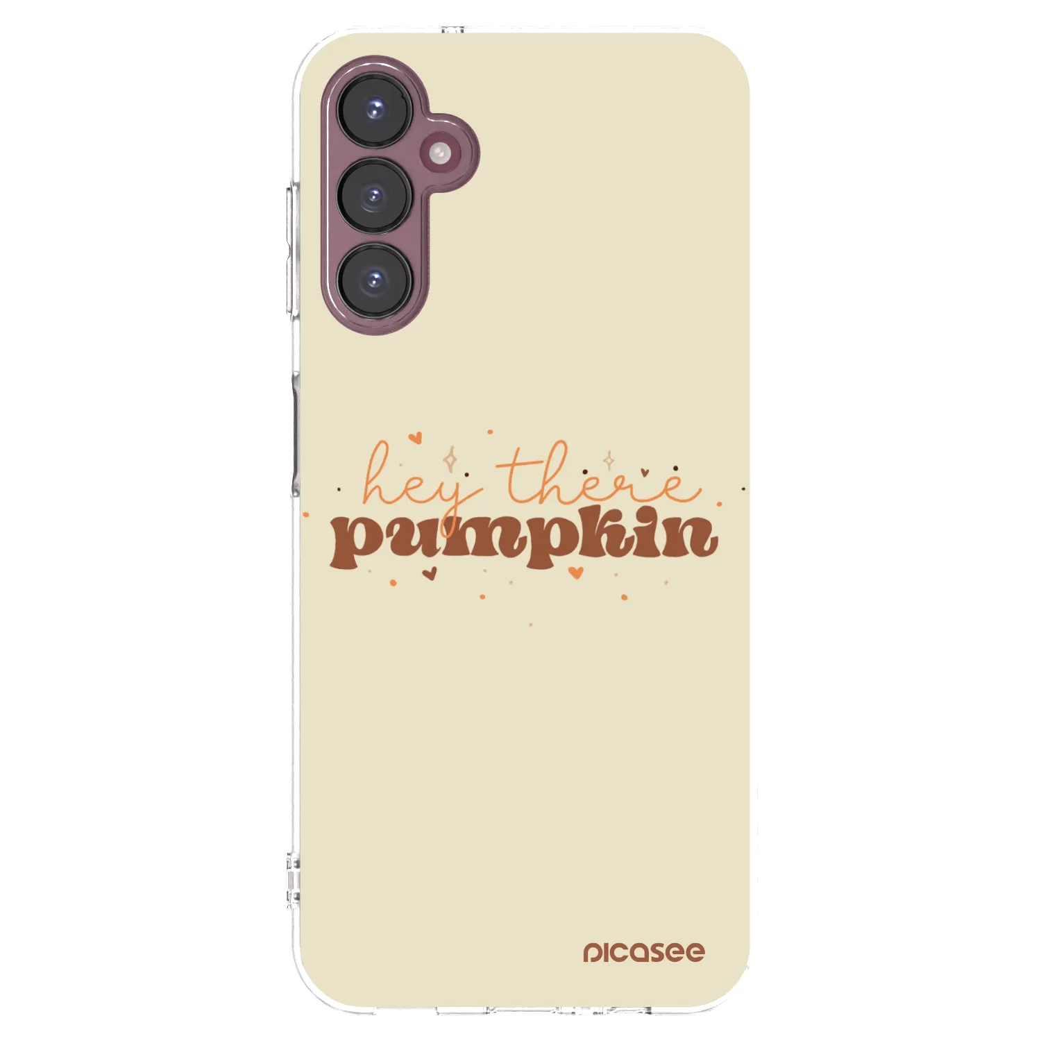 Picasee átlátszó szilikon tok az alábbi mobiltelefonokra Samsung Galaxy A05s A057G - Hey there pumpkin