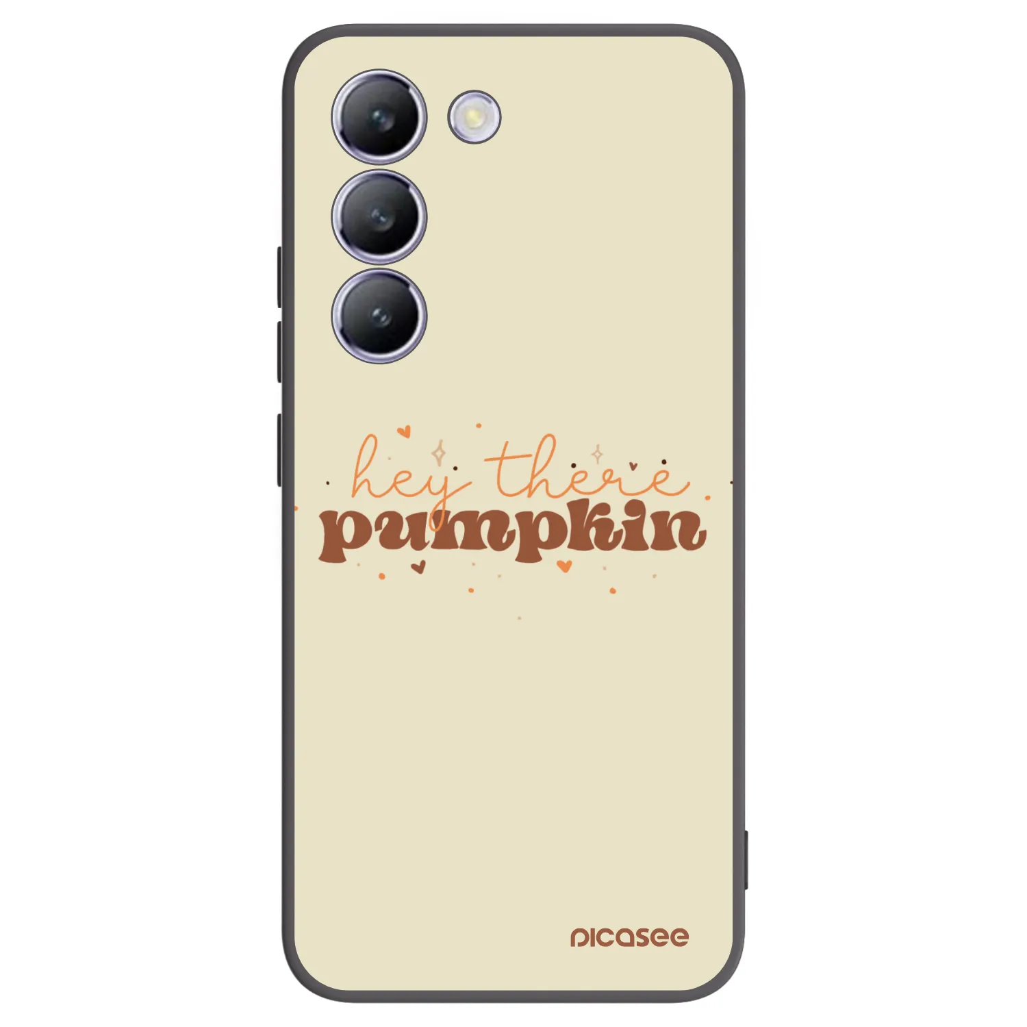 Picasee fekete szilikon tok az alábbi mobiltelefonokra Vivo V40 SE 5G - Hey there pumpkin