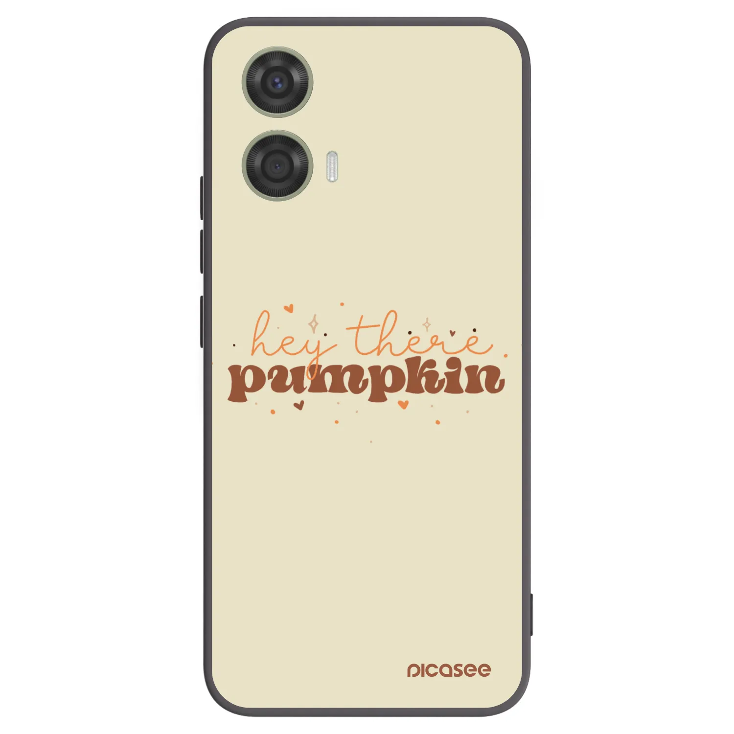 Picasee fekete szilikon tok az alábbi mobiltelefonokra Motorola Moto G24 - Hey there pumpkin