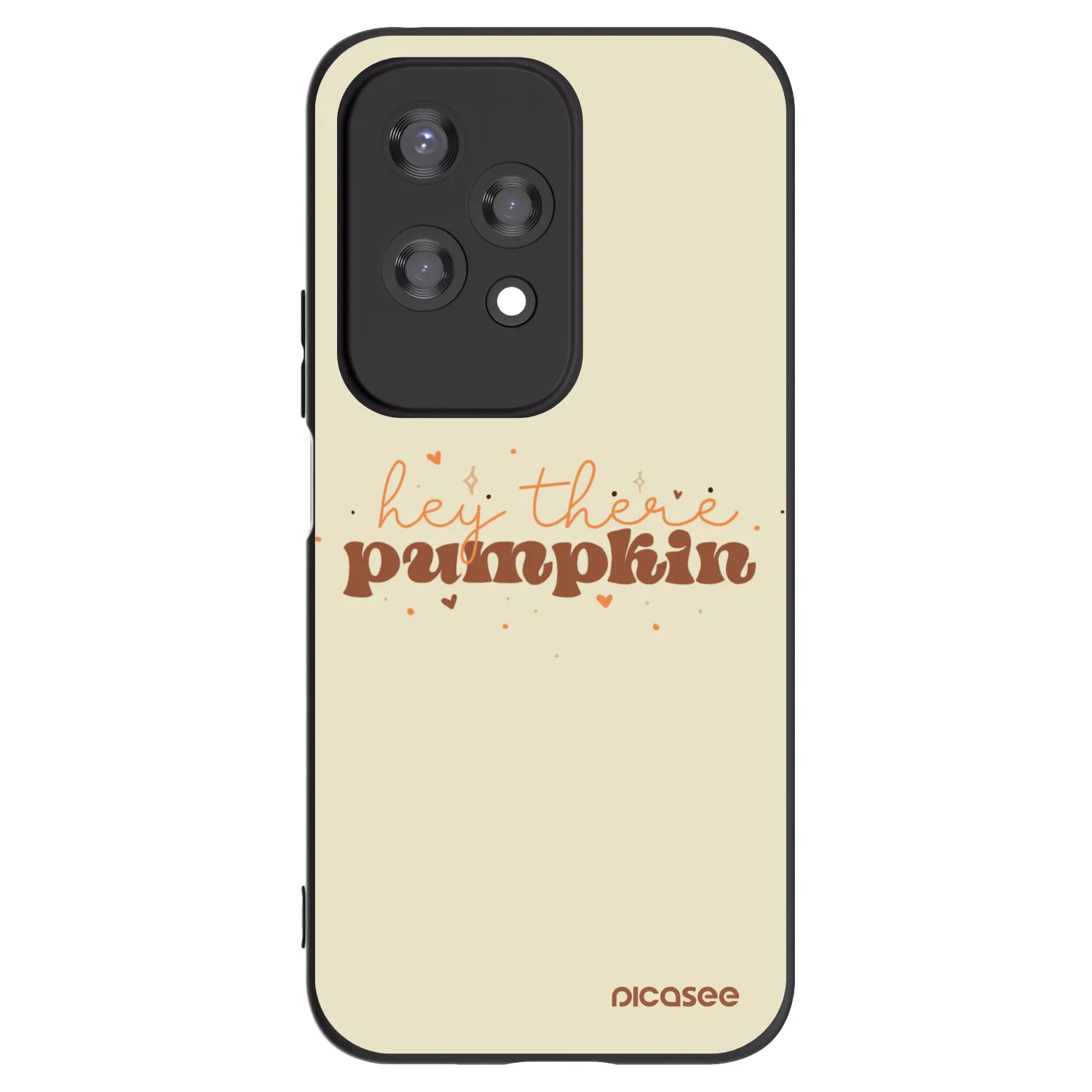 Picasee fekete szilikon tok az alábbi mobiltelefonokra Honor 200 Lite - Hey there pumpkin