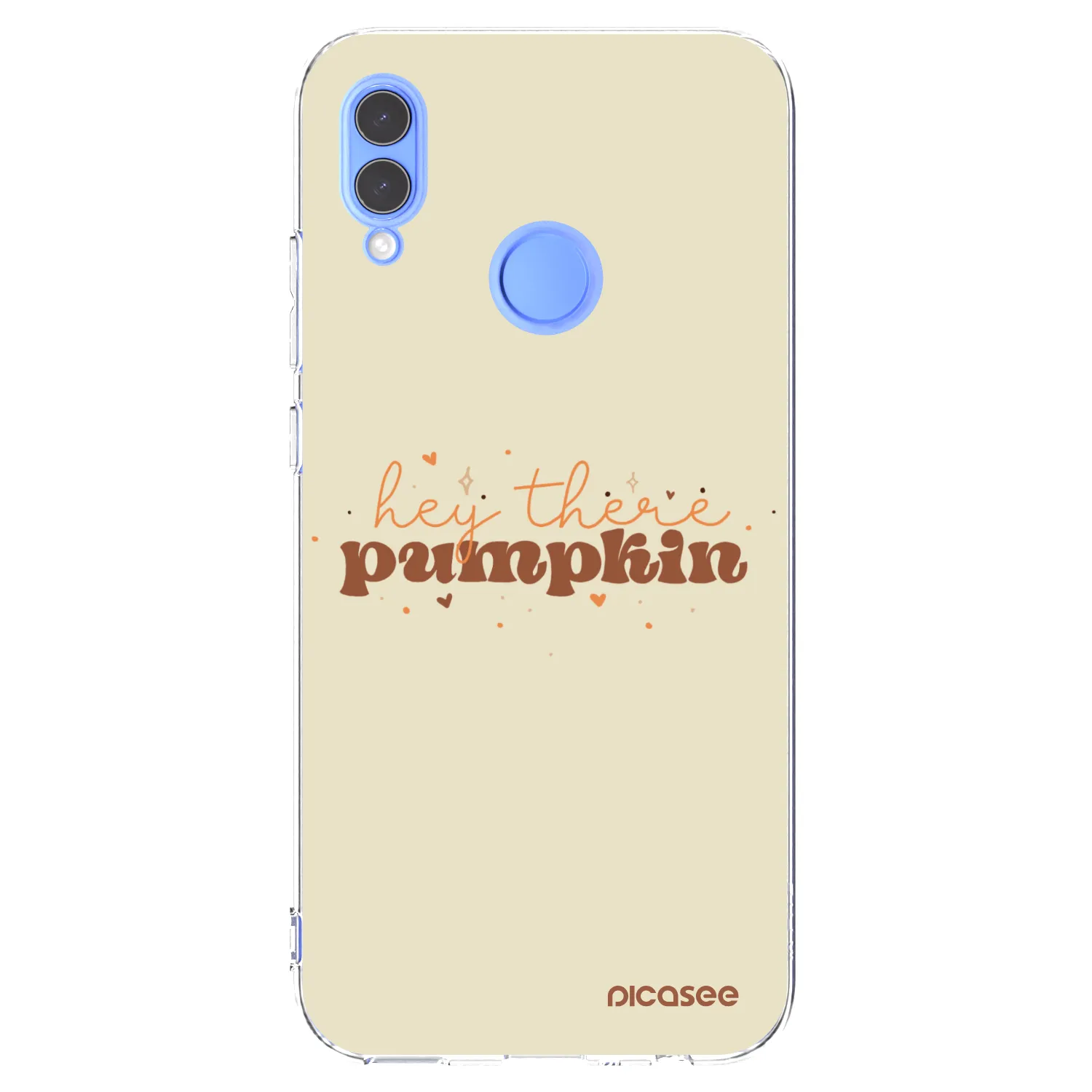 Picasee átlátszó szilikon tok az alábbi mobiltelefonokra Huawei P Smart 2019 - Hey there pumpkin