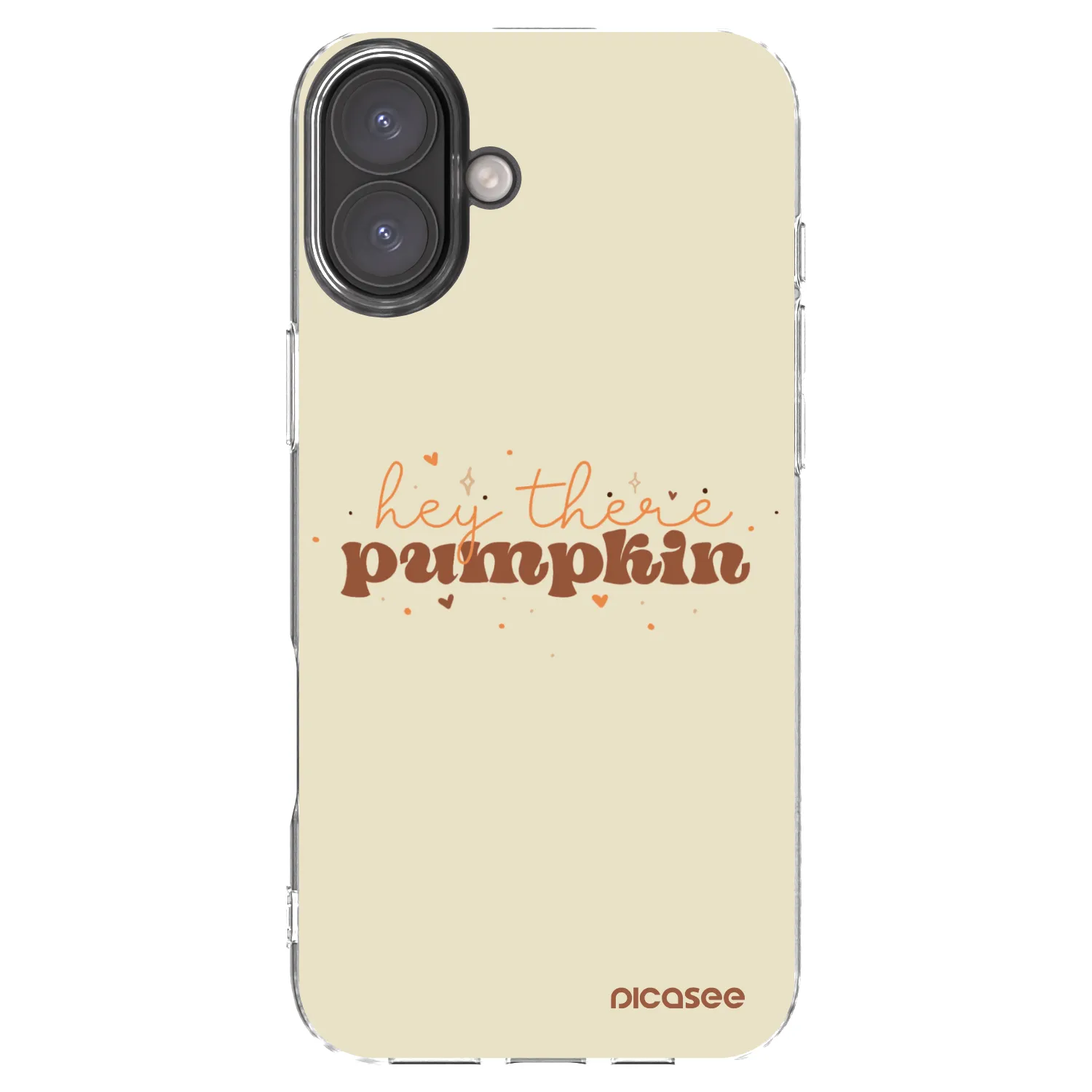 Picasee átlátszó szilikon tok az alábbi mobiltelefonokra Apple iPhone 16 Plus - Hey there pumpkin