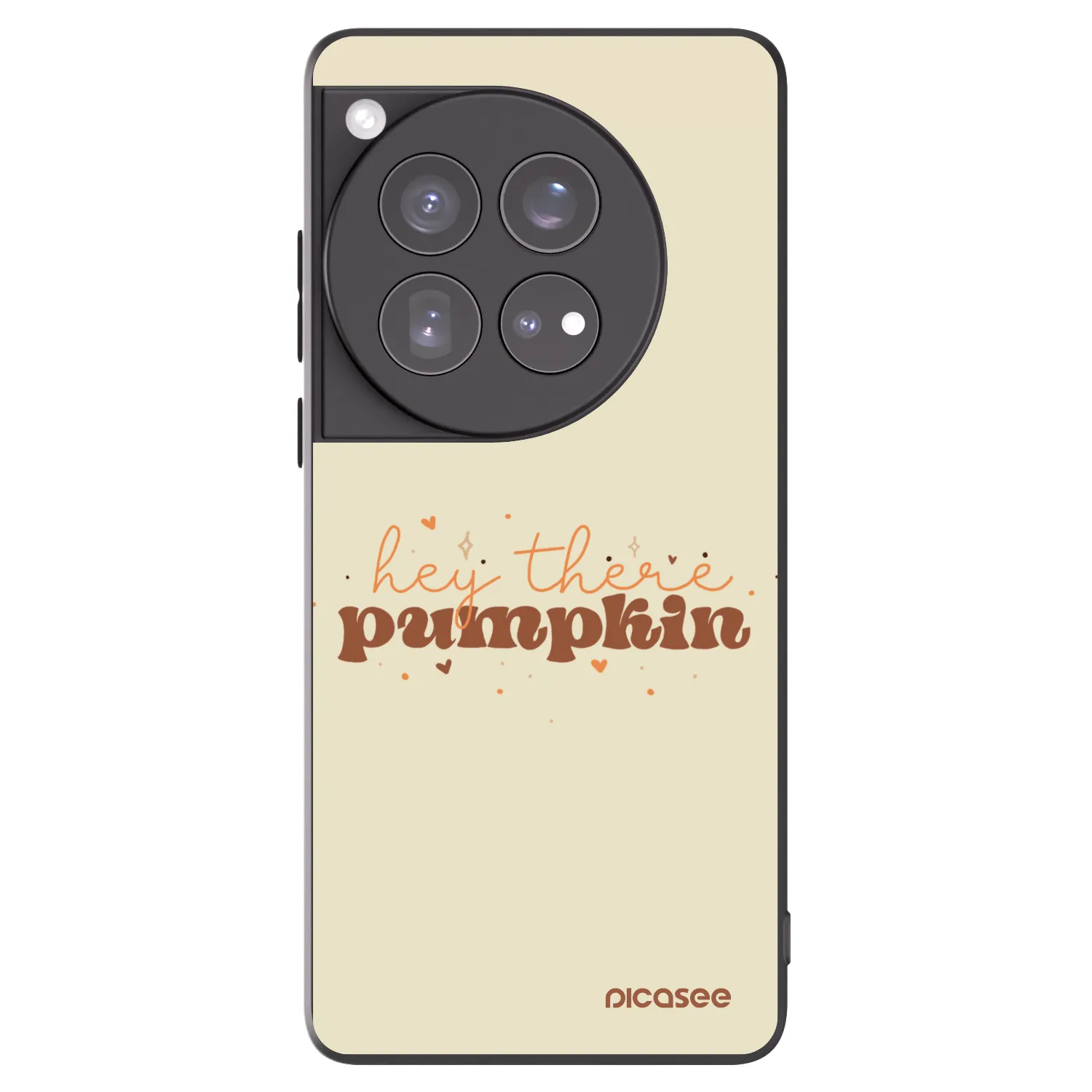 Picasee fekete szilikon tok az alábbi mobiltelefonokra OnePlus 12 5G - Hey there pumpkin