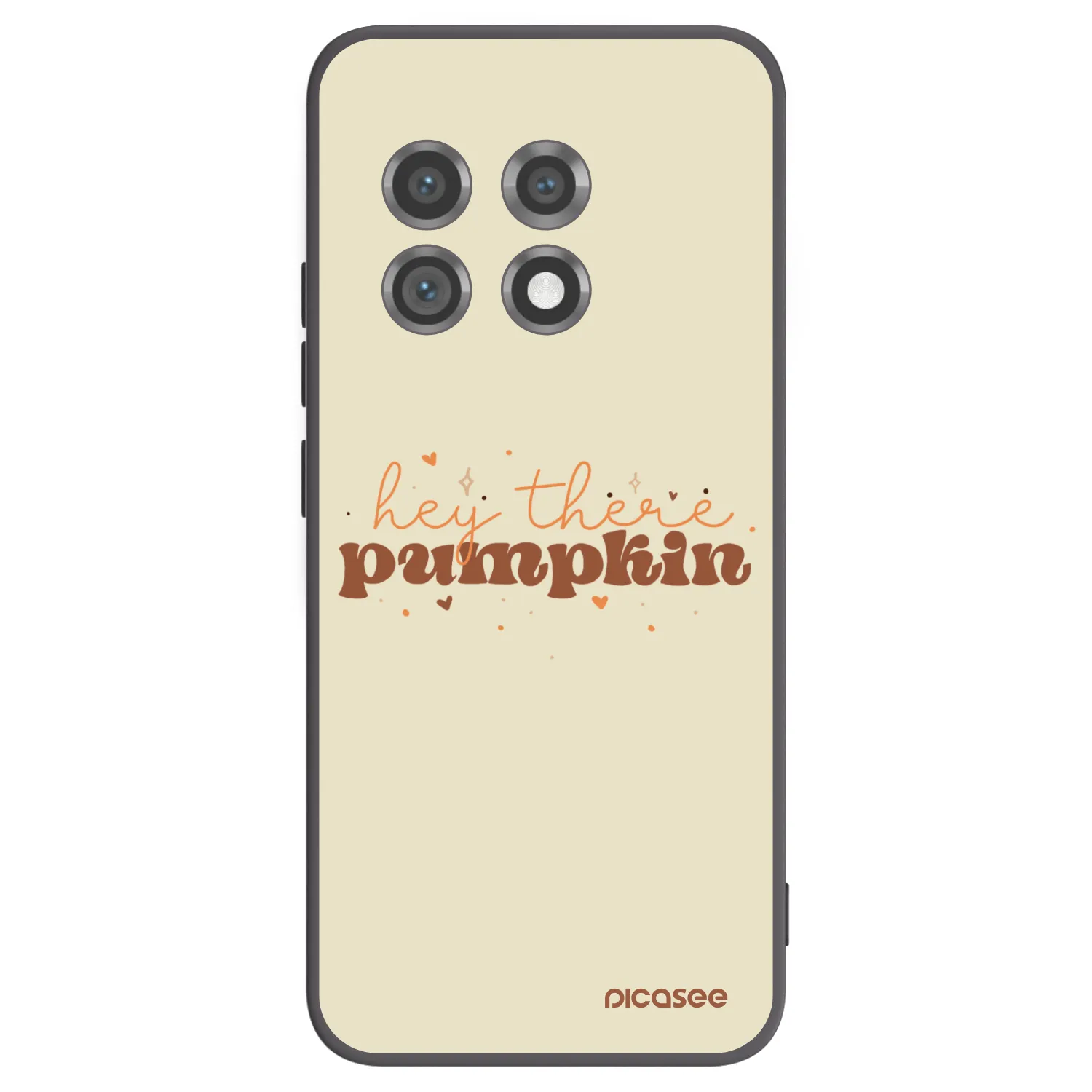 Picasee fekete szilikon tok az alábbi mobiltelefonokra OnePlus 11 5G - Hey there pumpkin