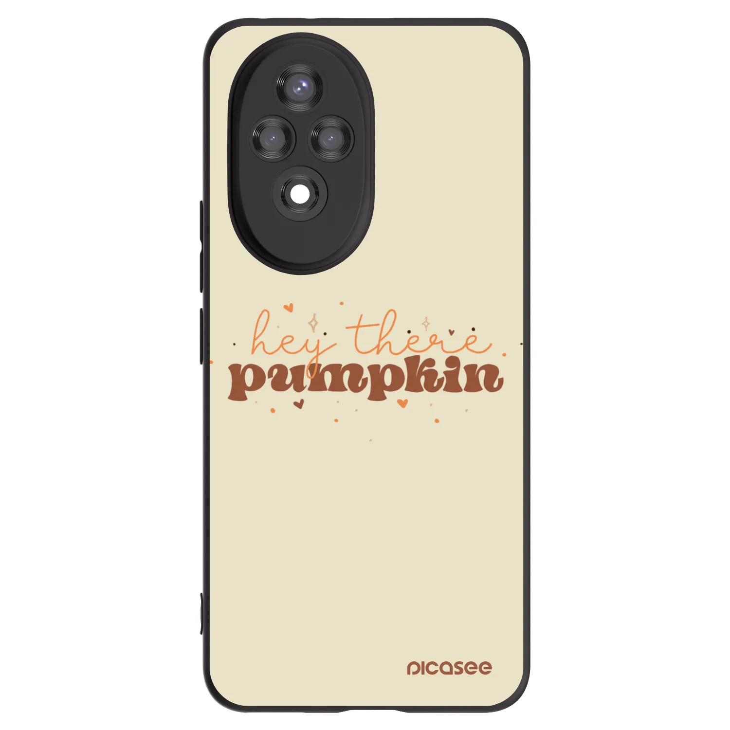 Picasee fekete szilikon tok az alábbi mobiltelefonokra Honor 200 Pro 5G - Hey there pumpkin