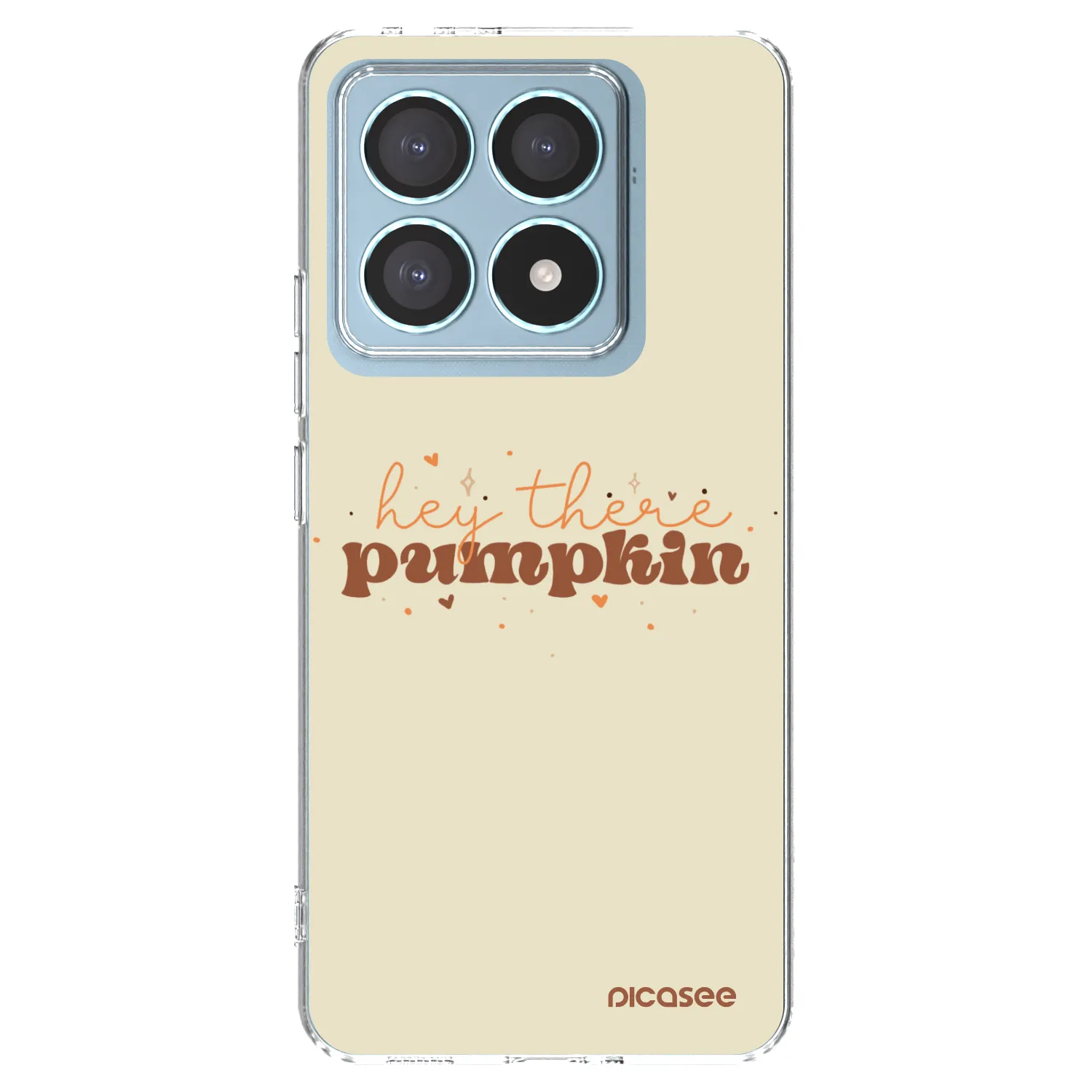 Picasee átlátszó szilikon tok az alábbi mobiltelefonokra Xiaomi 14T Pro - Hey there pumpkin