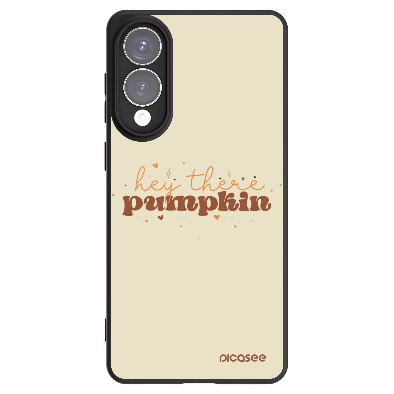 Picasee fekete szilikon tok az alábbi mobiltelefonokra Samsung Galaxy S25 Edge 5G - Hey there pumpkin