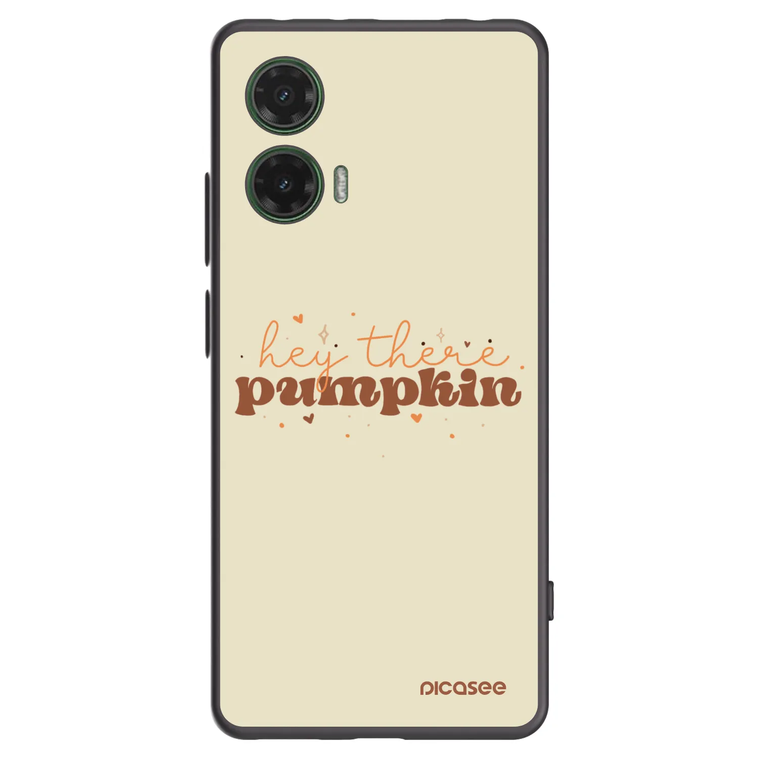 Picasee fekete szilikon tok az alábbi mobiltelefonokra Motorola Moto G35 5G - Hey there pumpkin