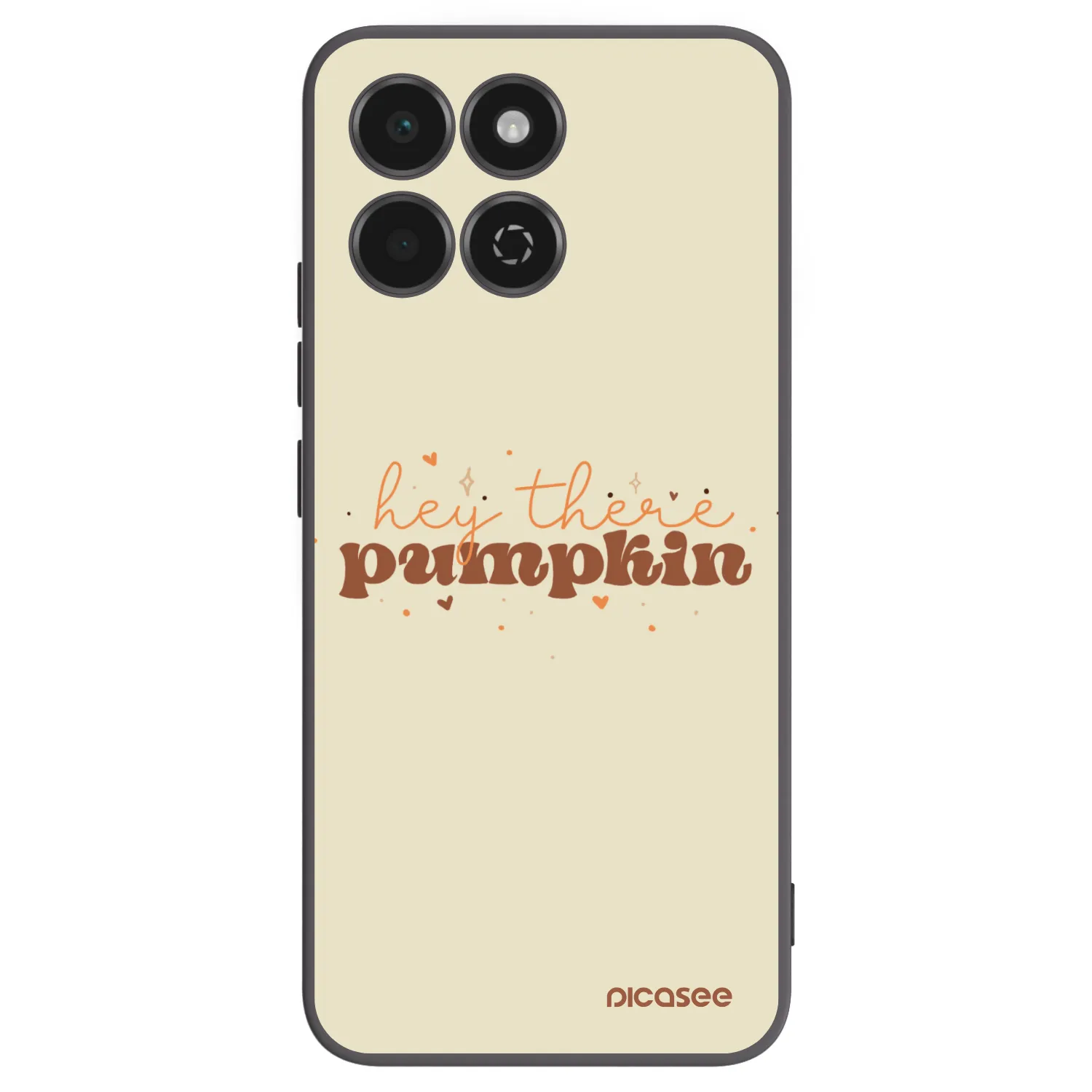 Picasee fekete szilikon tok az alábbi mobiltelefonokra Honor 200 Smart 5G - Hey there pumpkin