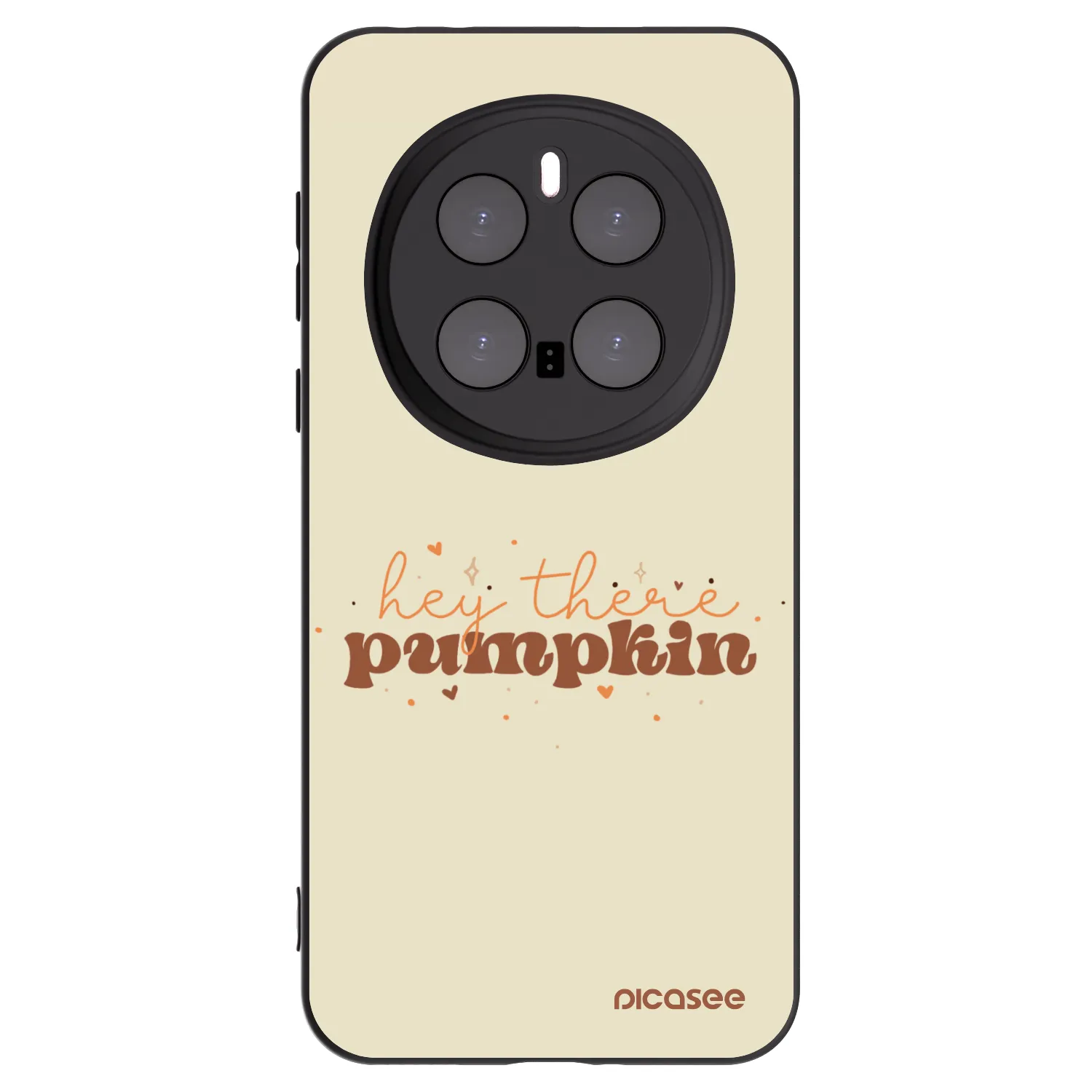 Picasee fekete szilikon tok az alábbi mobiltelefonokra Honor Magic7 Pro 5G - Hey there pumpkin