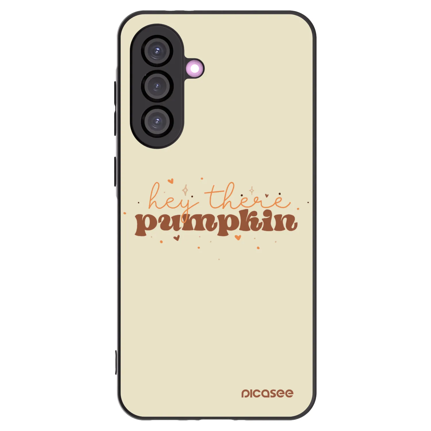 Picasee fekete szilikon tok az alábbi mobiltelefonokra Samsung Galaxy A36 5G - Hey there pumpkin