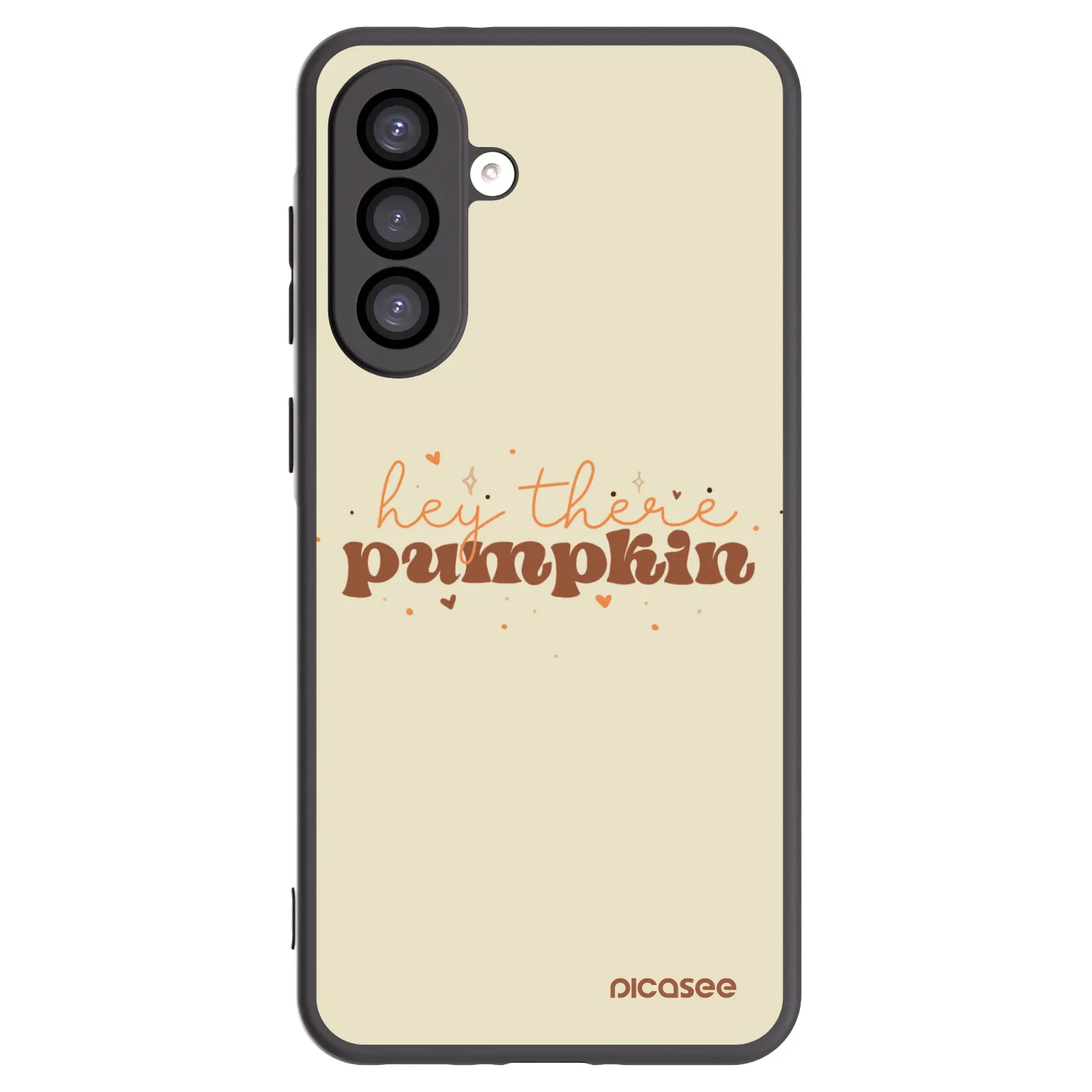 Picasee fekete szilikon tok az alábbi mobiltelefonokra Samsung Galaxy A26 5G A266B - Hey there pumpkin