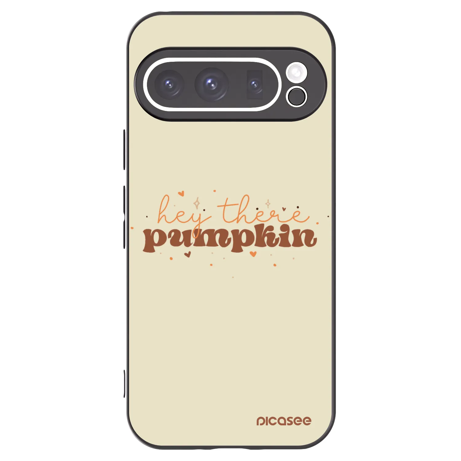 Picasee fekete szilikon tok az alábbi mobiltelefonokra Google Pixel 9 Pro - Hey there pumpkin