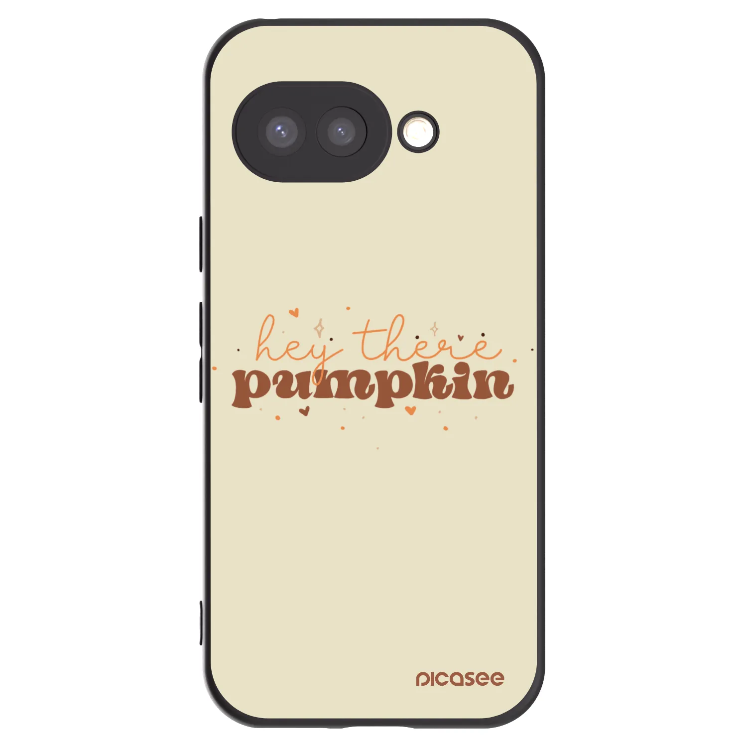 Picasee fekete szilikon tok az alábbi mobiltelefonokra Google Pixel 9a - Hey there pumpkin