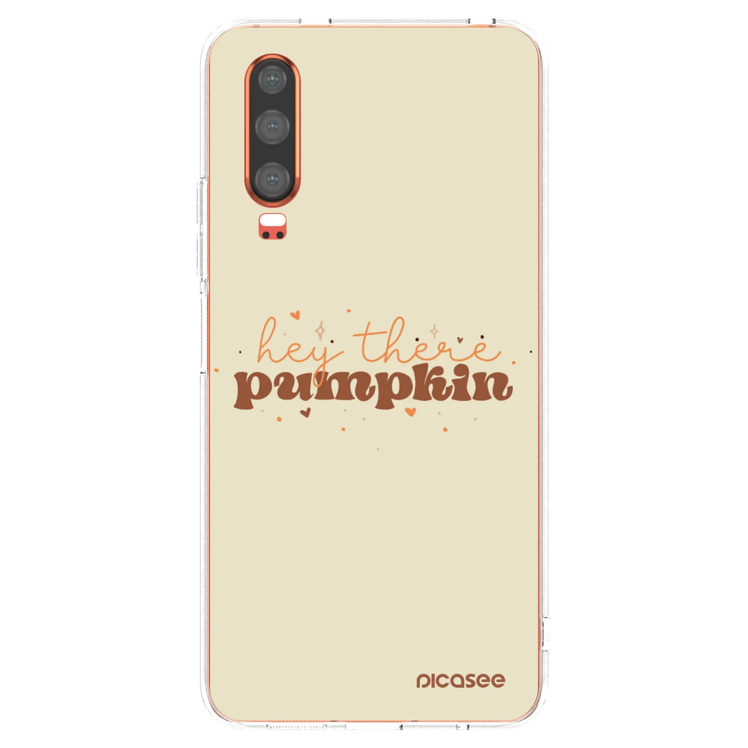Picasee átlátszó szilikon tok az alábbi mobiltelefonokra Huawei P30 - Hey there pumpkin