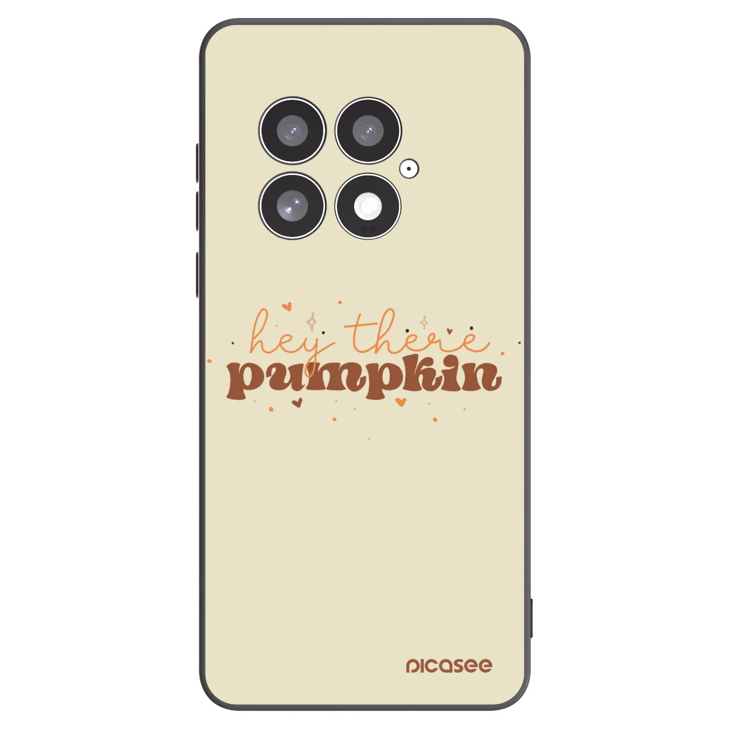 Picasee fekete szilikon tok az alábbi mobiltelefonokra OnePlus 13 5G - Hey there pumpkin