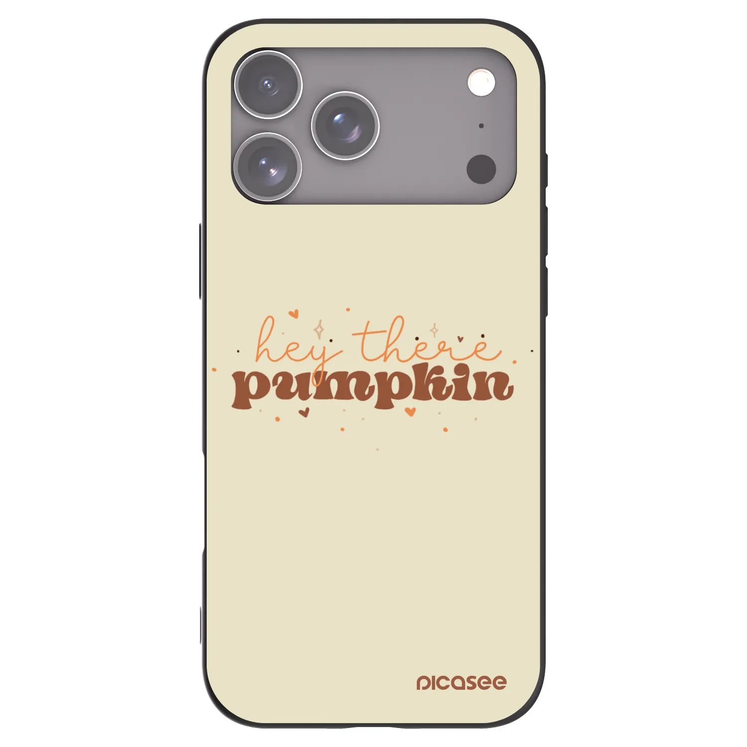 Picasee fekete szilikon tok az alábbi mobiltelefonokra Apple iPhone 17 Pro Max - Hey there pumpkin