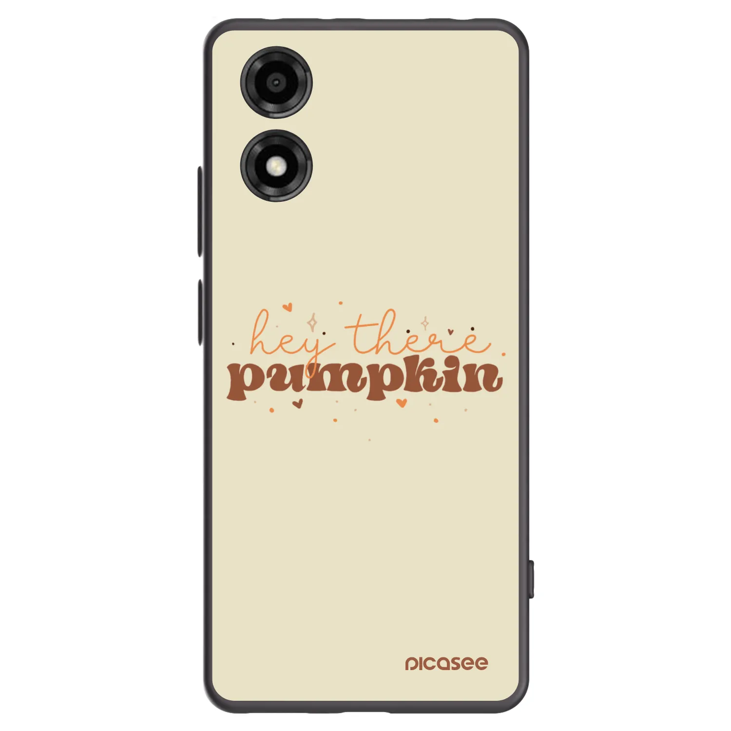 Picasee fekete szilikon tok az alábbi mobiltelefonokra Motorola Moto E14 - Hey there pumpkin