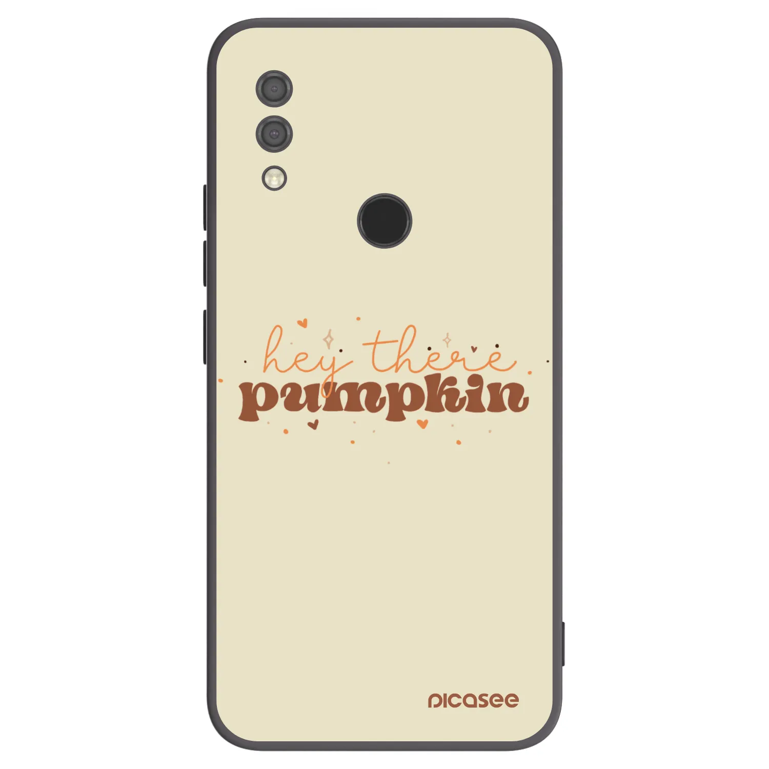 Picasee fekete szilikon tok az alábbi mobiltelefonokra Xiaomi Redmi 7 - Hey there pumpkin