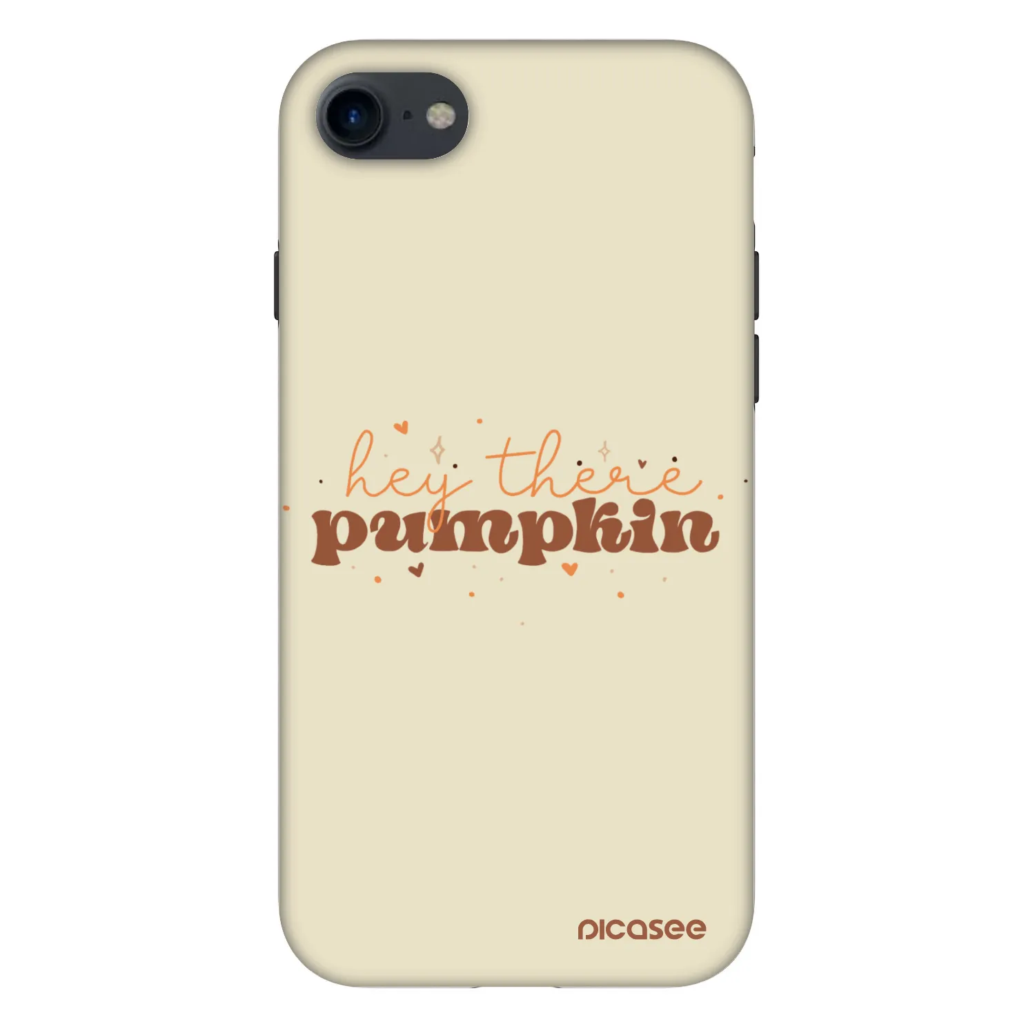 Picasee Fashion Case Apple iPhone 7 - Hey there pumpkin