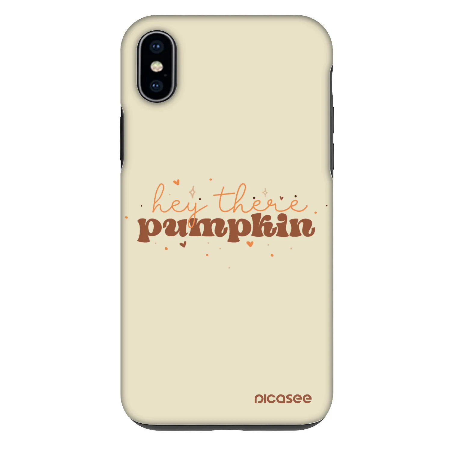 Picasee Fashion Case Apple iPhone XS Max - Hey there pumpkin