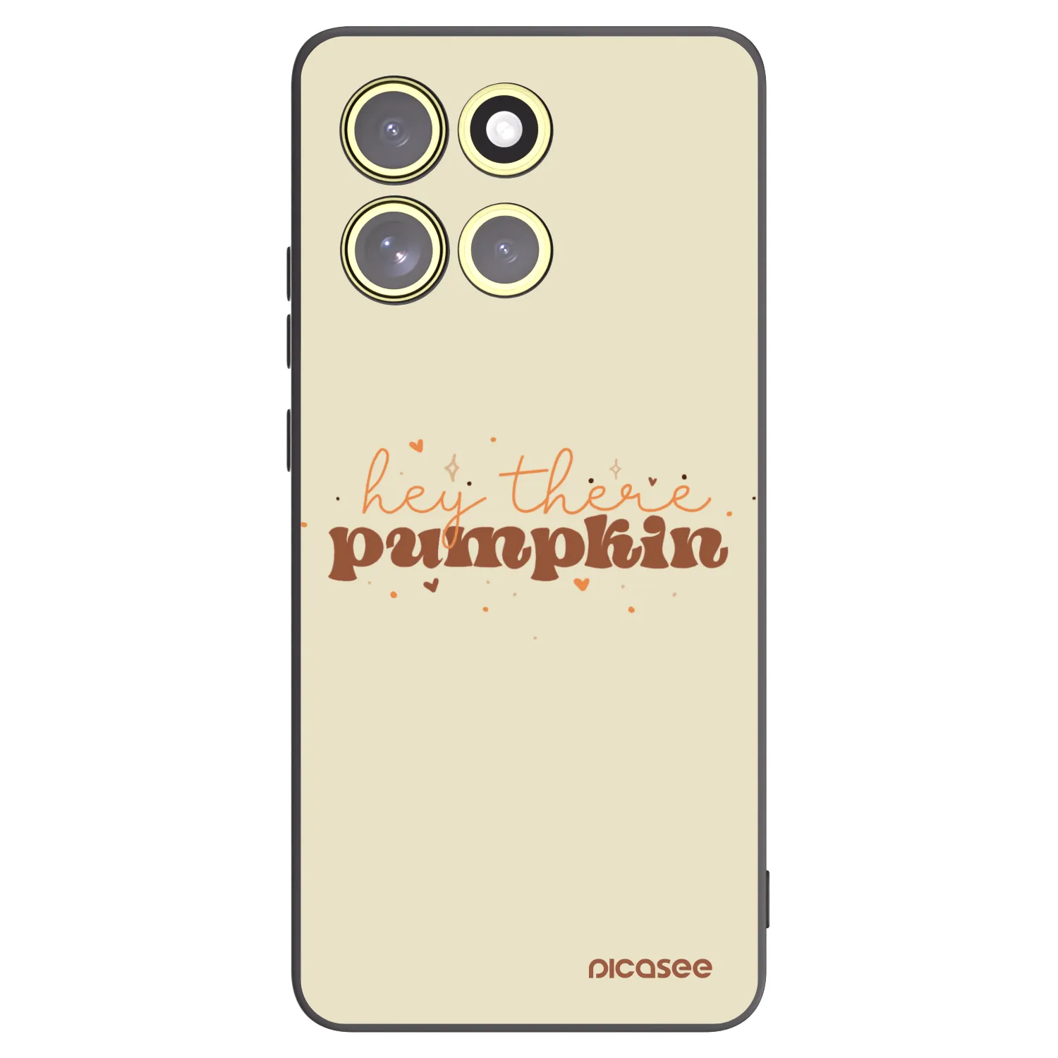 Picasee fekete szilikon tok az alábbi mobiltelefonokra Motorola Moto G86 5G - Hey there pumpkin