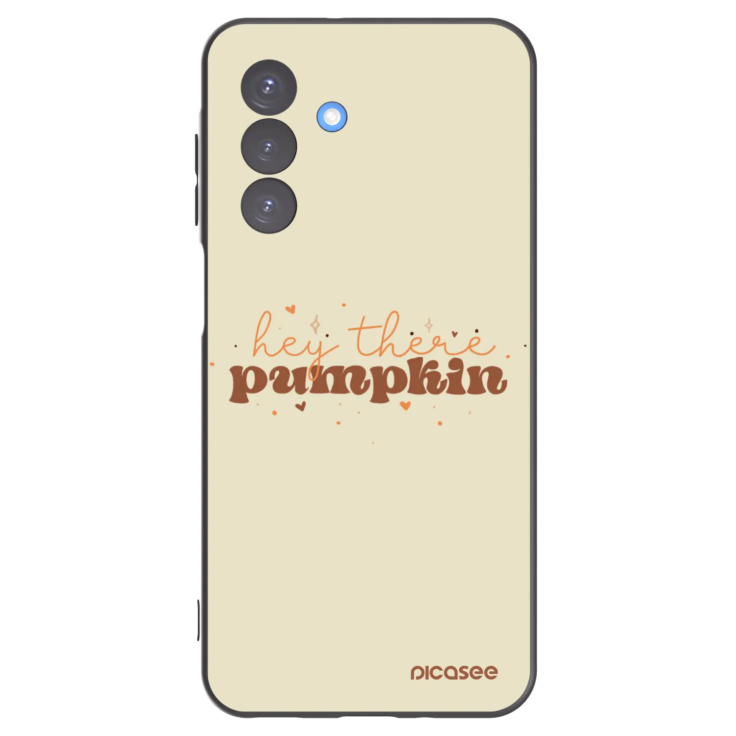 Picasee fekete szilikon tok az alábbi mobiltelefonokra Samsung Galaxy A17 5G - Hey there pumpkin