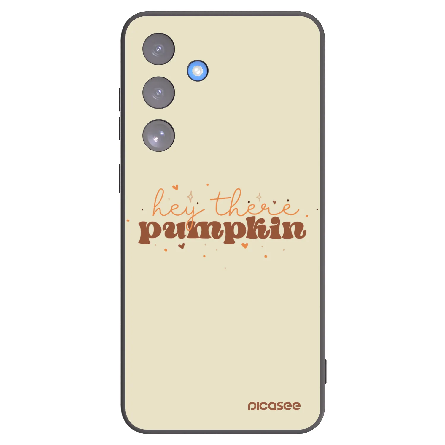 Picasee fekete szilikon tok az alábbi mobiltelefonokra Samsung Galaxy S25 FE 5G - Hey there pumpkin