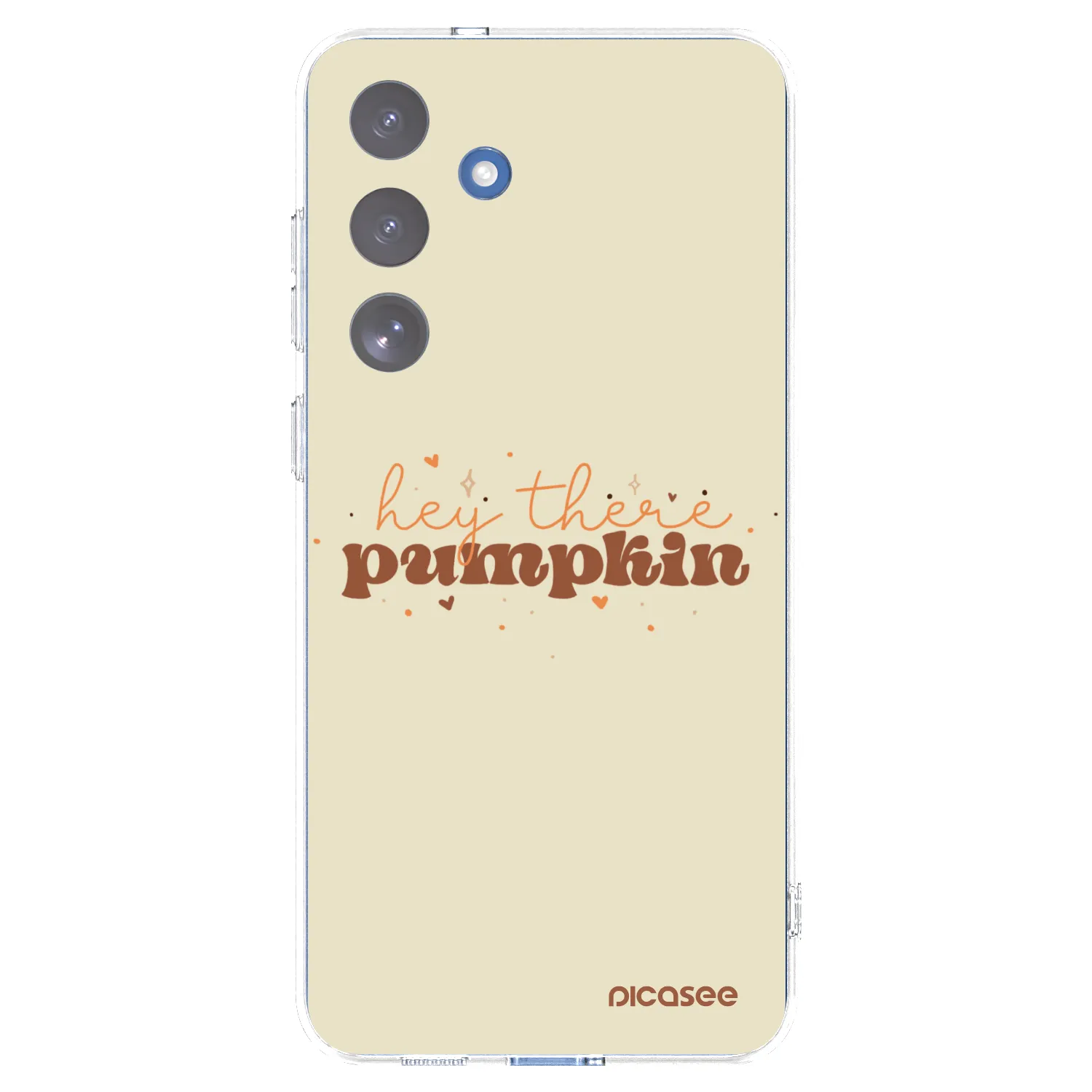 Picasee átlátszó szilikon tok az alábbi mobiltelefonokra Samsung Galaxy S25 FE 5G - Hey there pumpkin