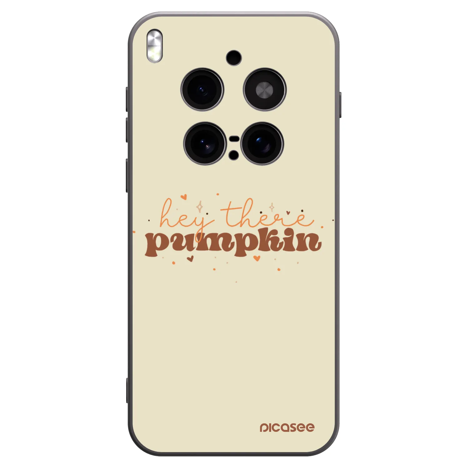 Picasee fekete szilikon tok az alábbi mobiltelefonokra Vivo X300 Pro - Hey there pumpkin