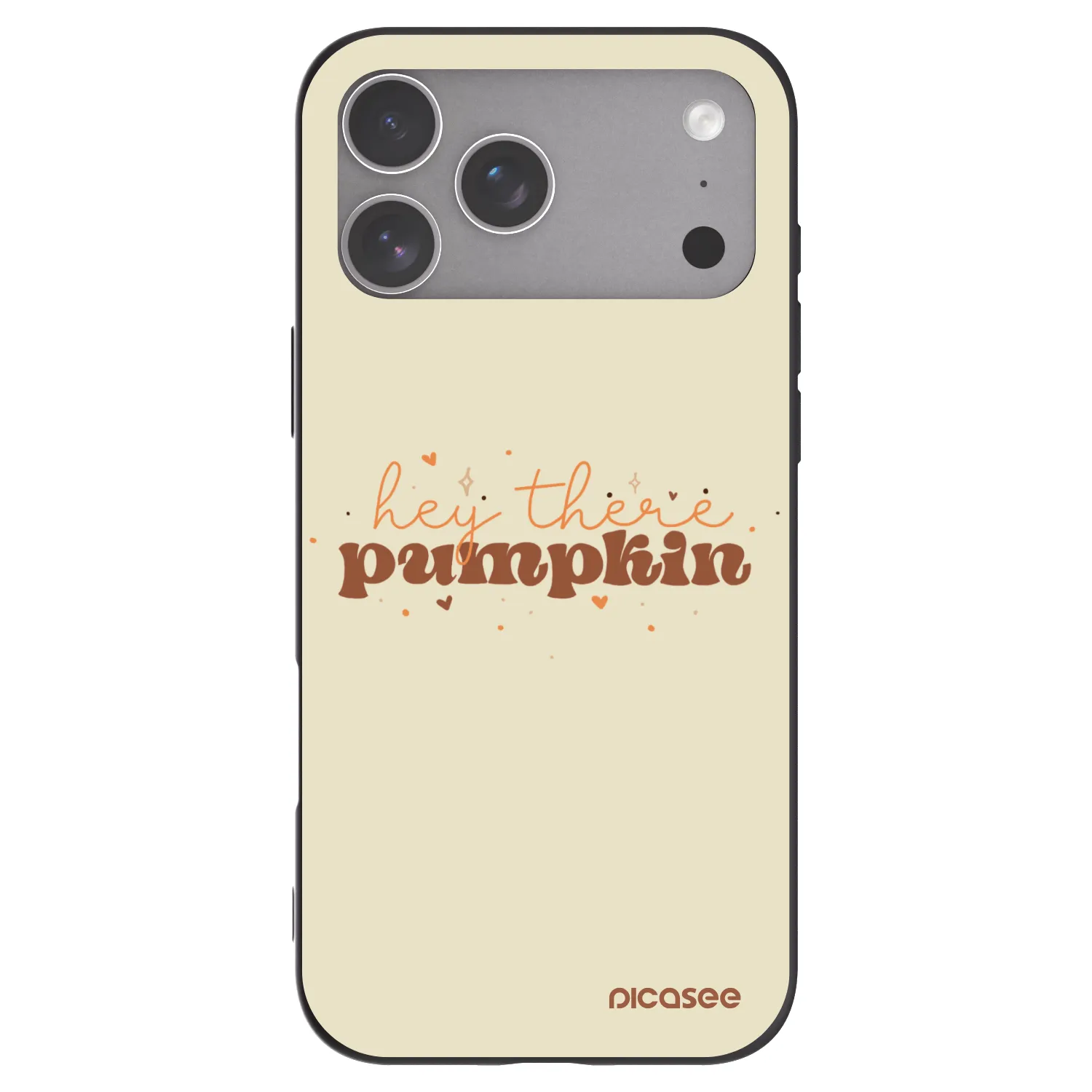 Picasee fekete szilikon tok az alábbi mobiltelefonokra Apple iPhone 18 Pro Max - Hey there pumpkin