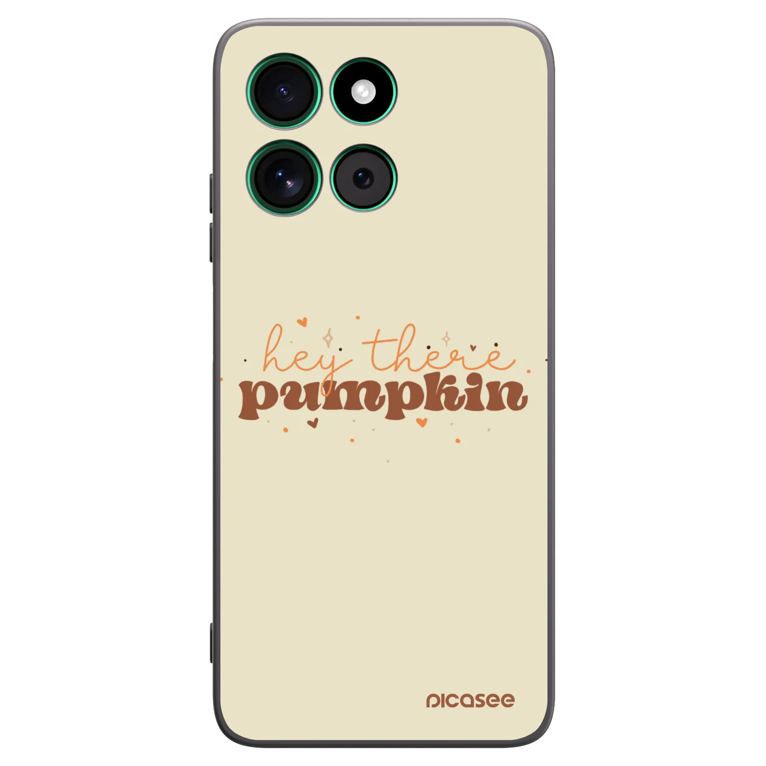 Picasee fekete szilikon tok az alábbi mobiltelefonokra Motorola Moto G57 Power - Hey there pumpkin