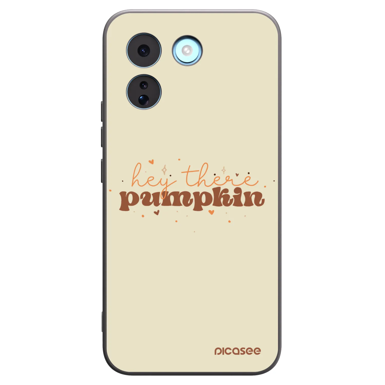 Picasee fekete szilikon tok az alábbi mobiltelefonokra Xiaomi Redmi Note 17 Pro MAX 5G - Hey there pumpkin