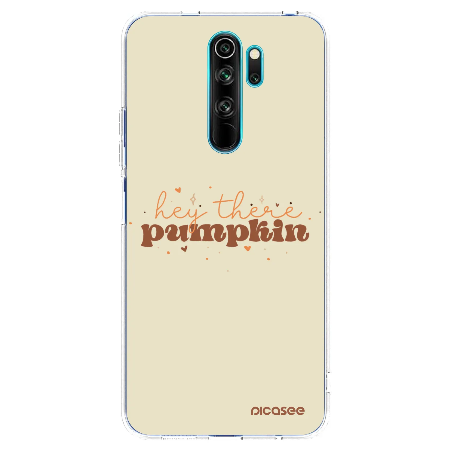 Picasee átlátszó szilikon tok az alábbi mobiltelefonokra Xiaomi Redmi Note 8 Pro - Hey there pumpkin