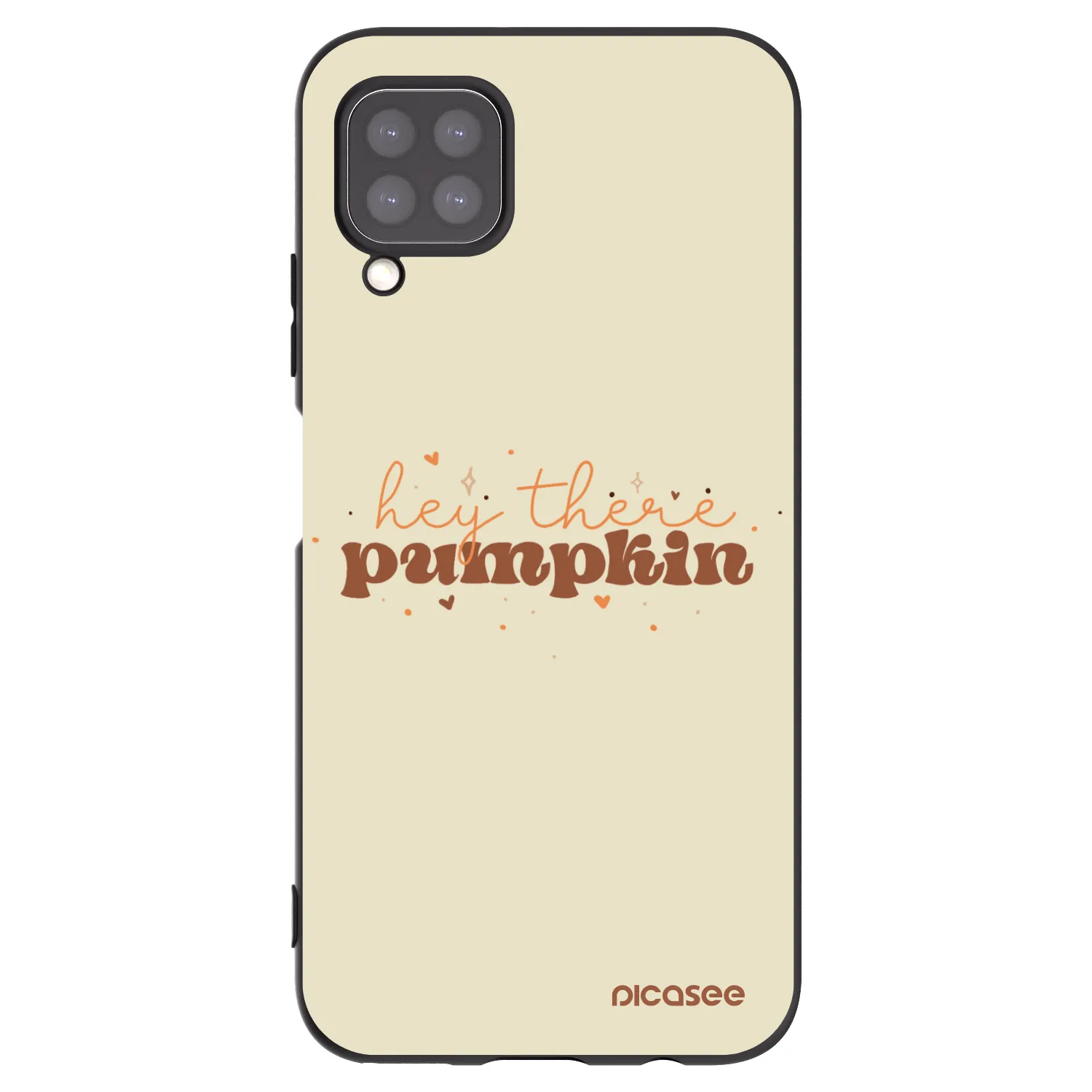 Picasee fekete szilikon tok az alábbi mobiltelefonokra Huawei P40 Lite - Hey there pumpkin