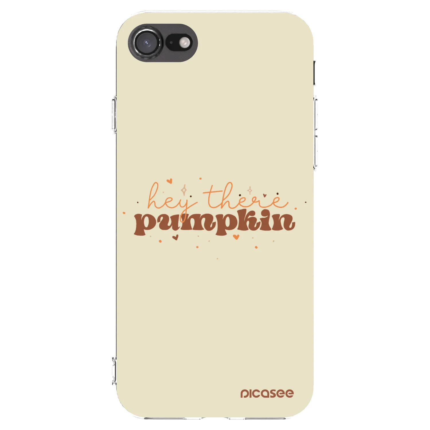 Picasee átlátszó szilikon tok az alábbi mobiltelefonokra Apple iPhone SE 2020 - Hey there pumpkin