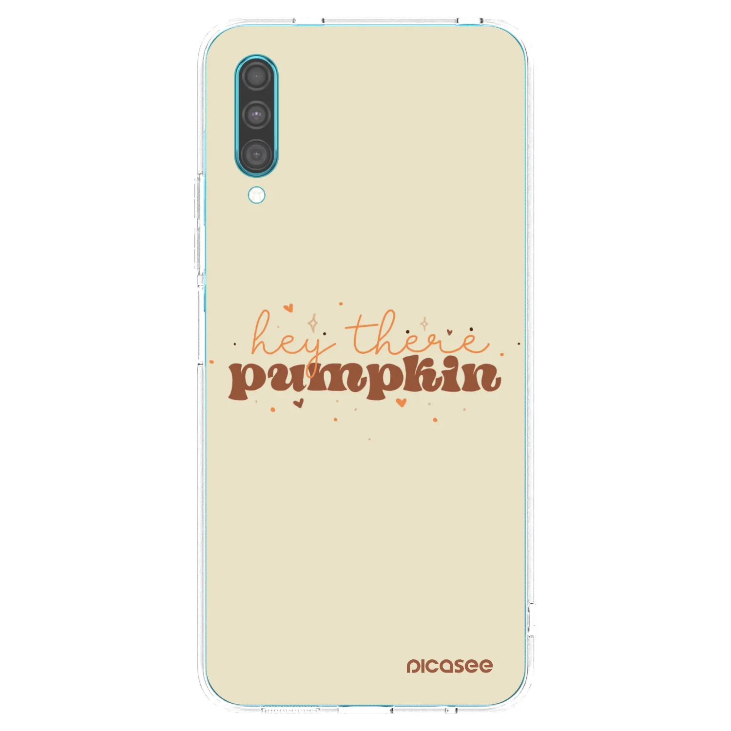 Picasee átlátszó szilikon tok az alábbi mobiltelefonokra Samsung Galaxy A30s A307F - Hey there pumpkin